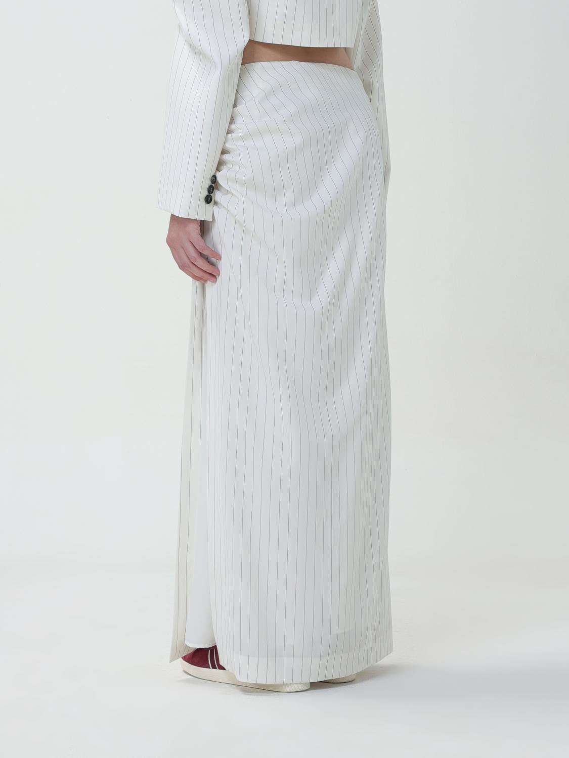 MSGM SKIRT: Skirt woman MSGM, White - Img 3