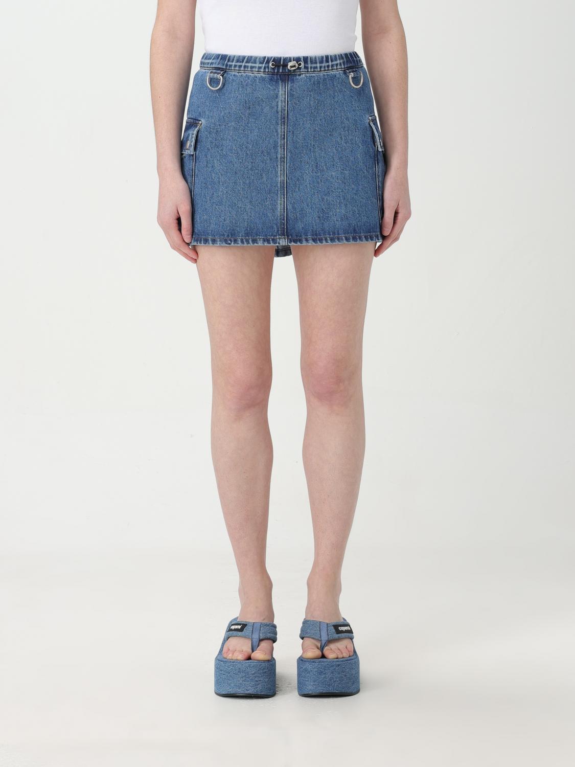 COPERNI GONNA: Gonna Coperni in denim , Blue - Img 1
