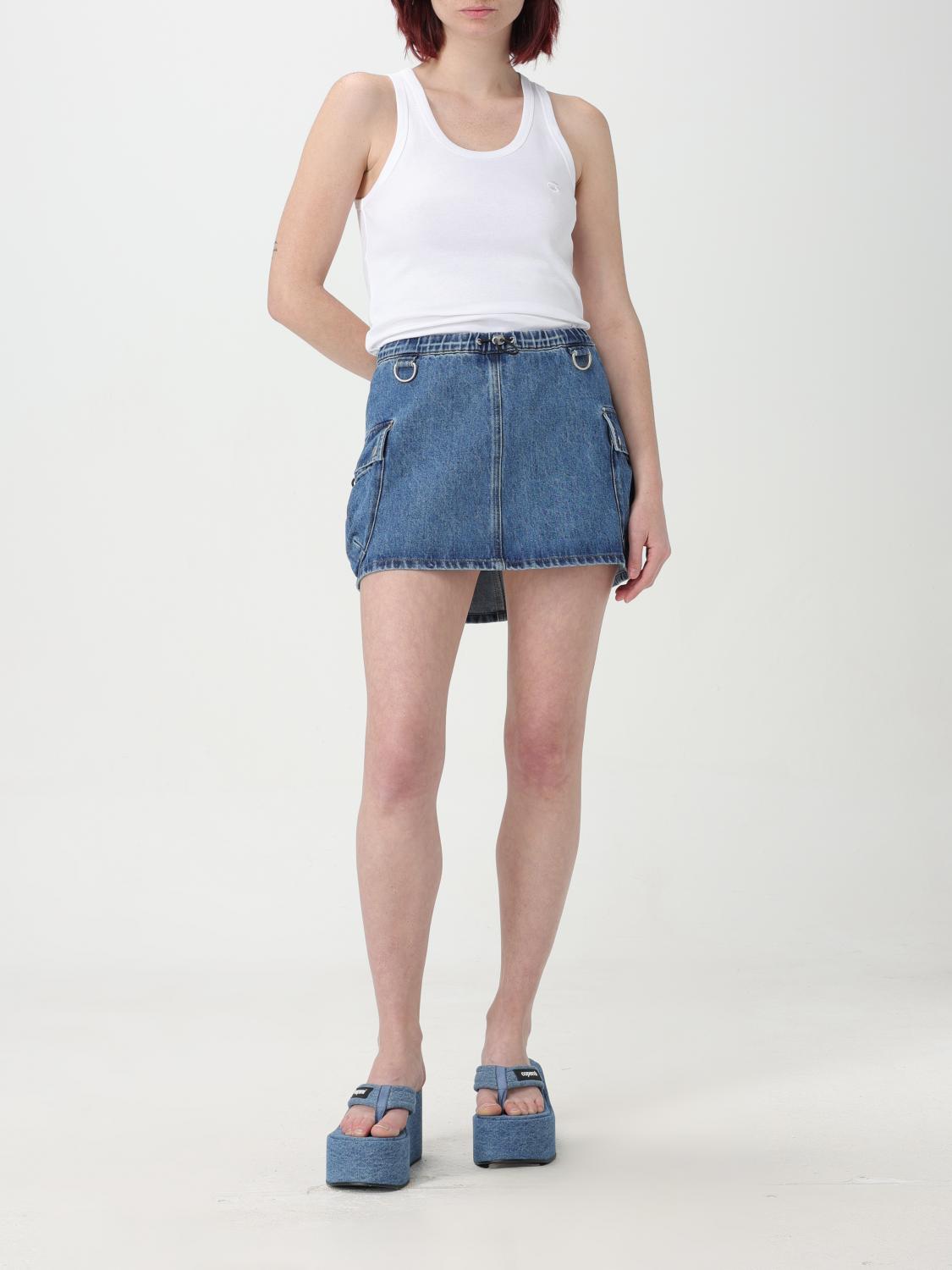 COPERNI GONNA: Gonna Coperni in denim , Blue - Img 2