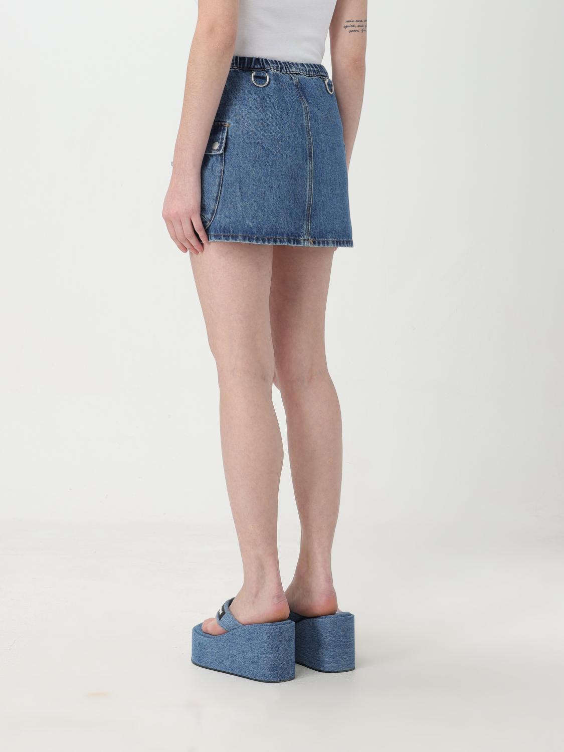 COPERNI GONNA: Gonna Coperni in denim , Blue - Img 3