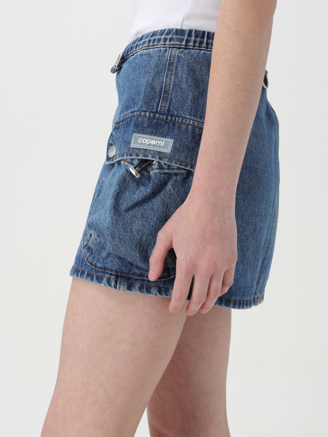 COPERNI GONNA: Gonna Coperni in denim , Blue - Img 5