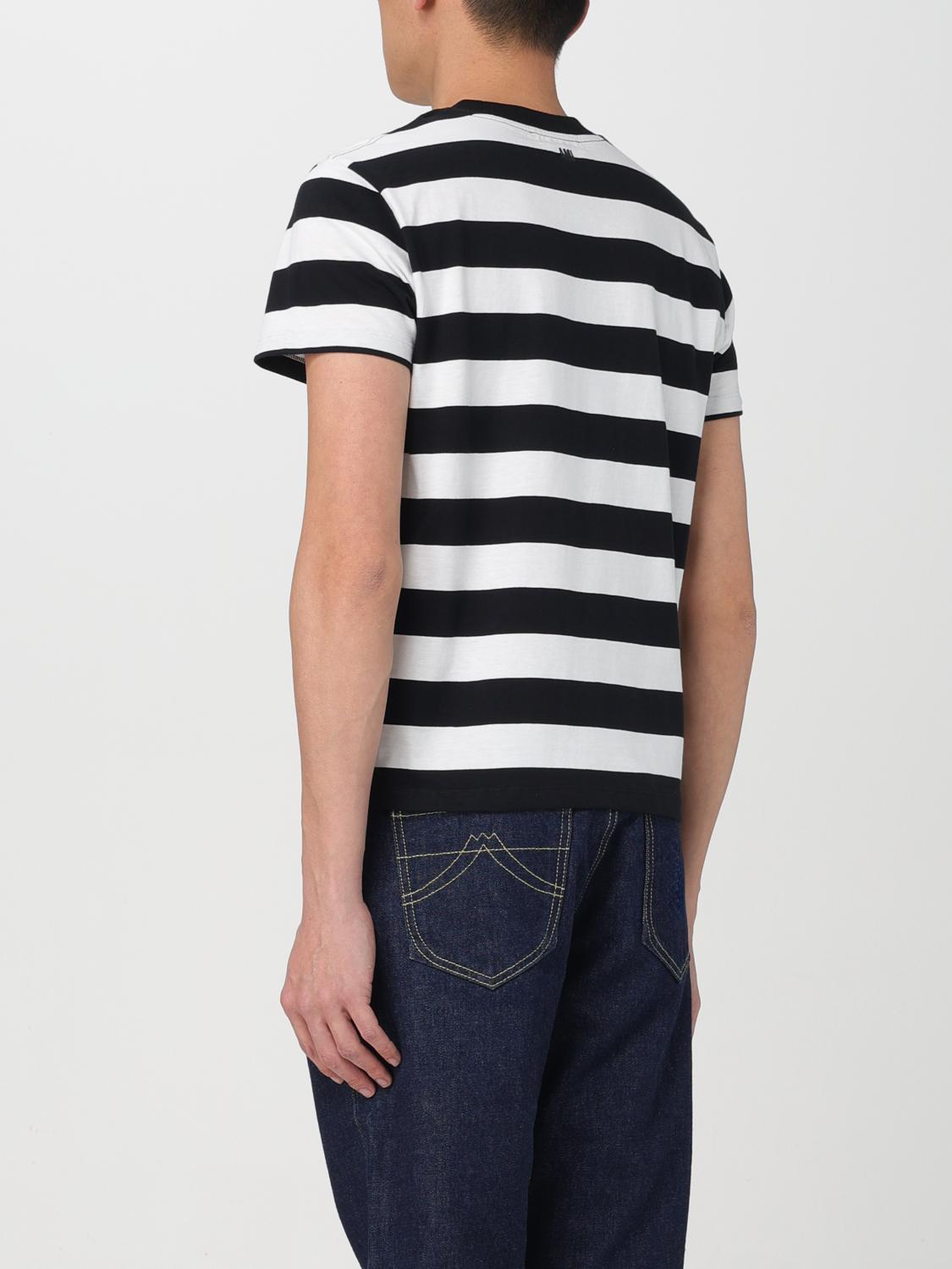 AMI PARIS T-SHIRT: T-shirt a righe Ami Paris, Rigato - Img 2