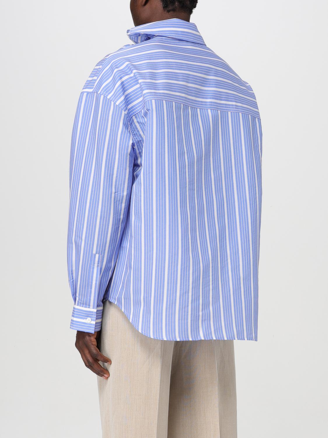 JACQUEMUS 셔츠: 셔츠 남성 Jacquemus, 블루 - Img 3