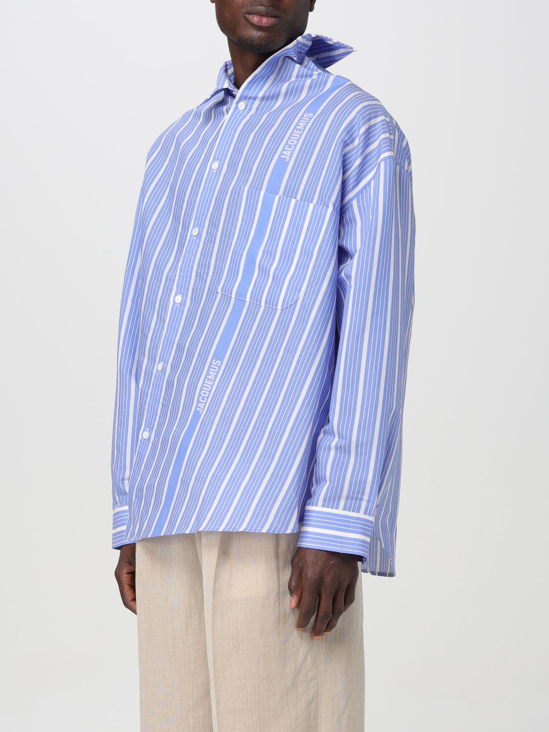JACQUEMUS 셔츠: 셔츠 남성 Jacquemus, 블루 - Img 4