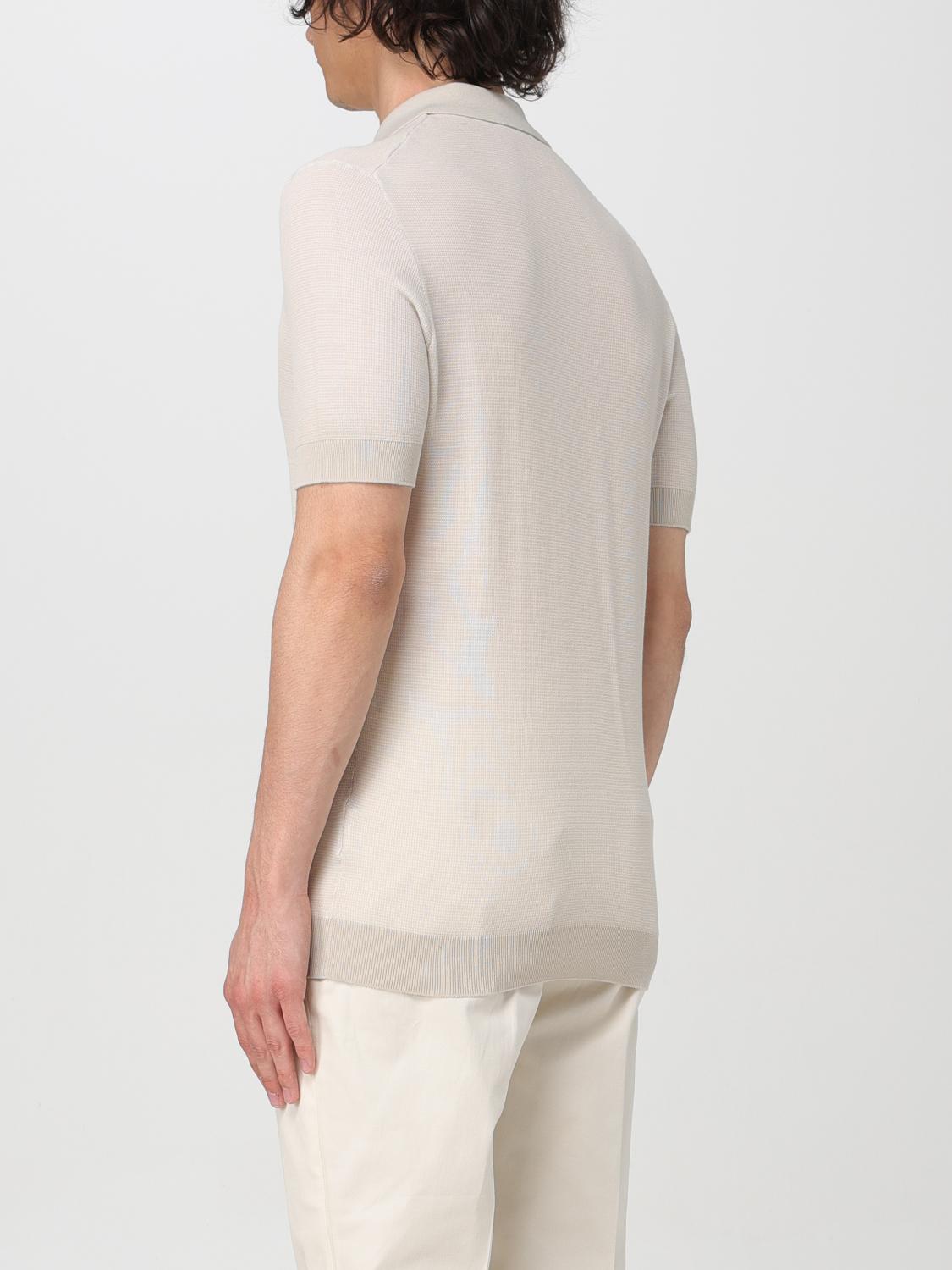 PAOLO PECORA POLO: Polo hombre Paolo Pecora, Beige - Img 2