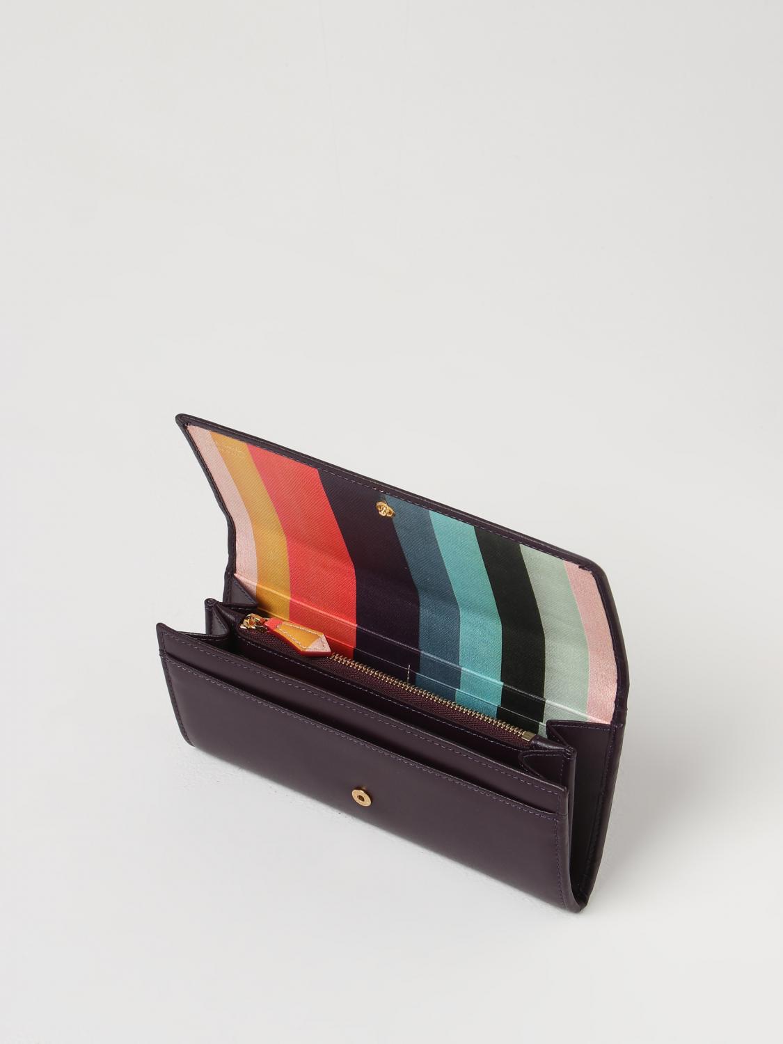 PAUL SMITH PORTAFOGLIO: Portafoglio Paul Smith in pelle , Viola - Img 2