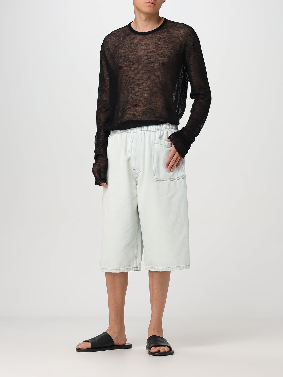 MM6 Maison Margiela / ワイドショートパンツ Mm6 Maison Margiela ショートパンツ メンズ - ホワイト