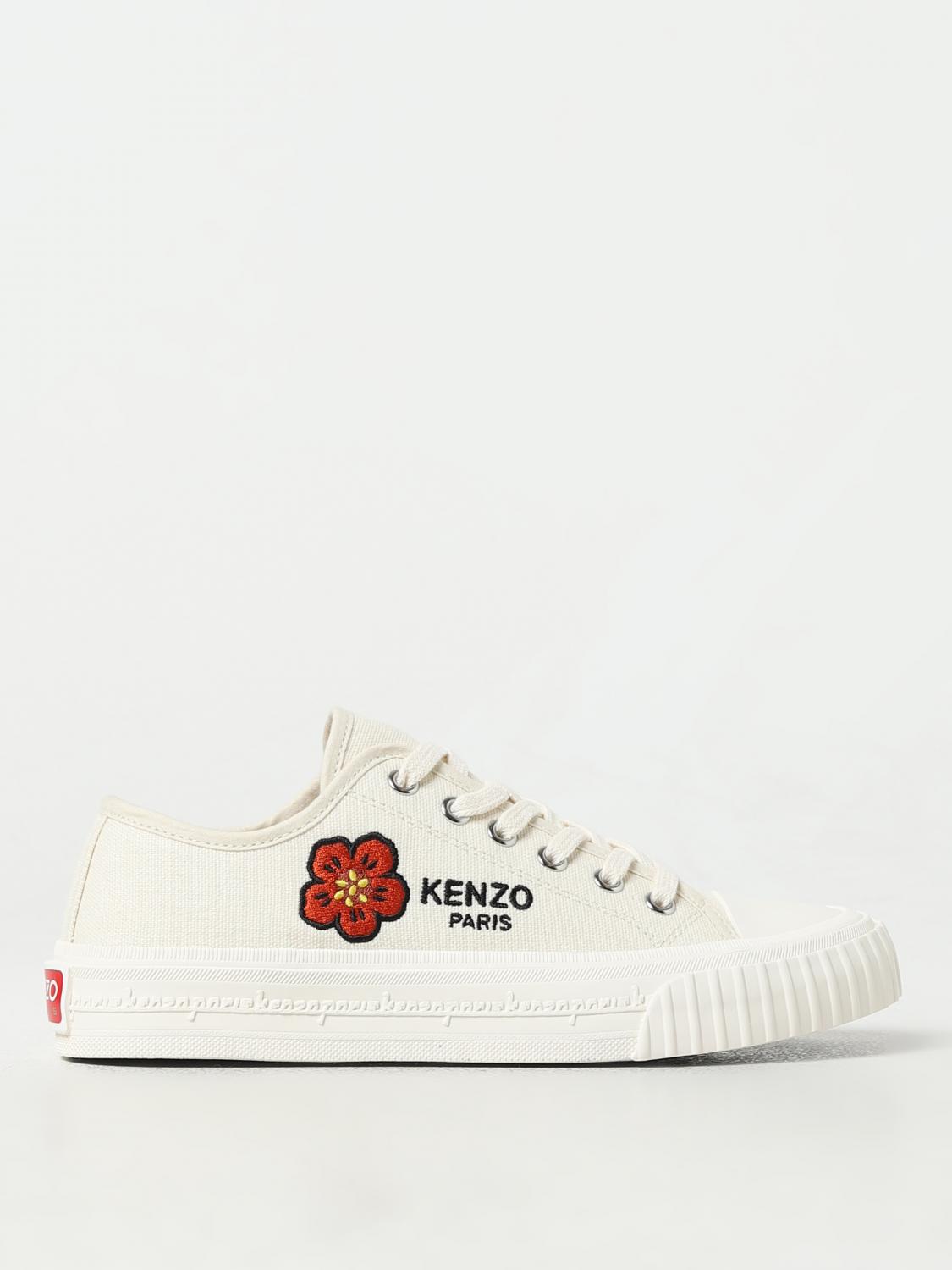 kenzou！ WMNS) KENZO Tiger Head Embroidered Pattern Hoodie Black