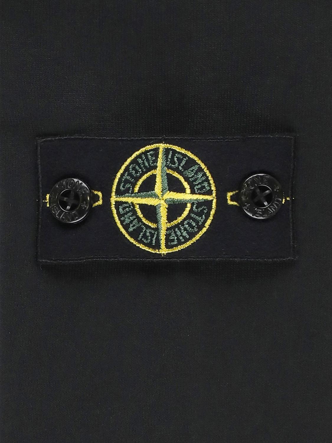 STONE ISLAND JUNIOR PULLOVER: Pullover kinder Stone Island Junior, Schwarz - Img 3