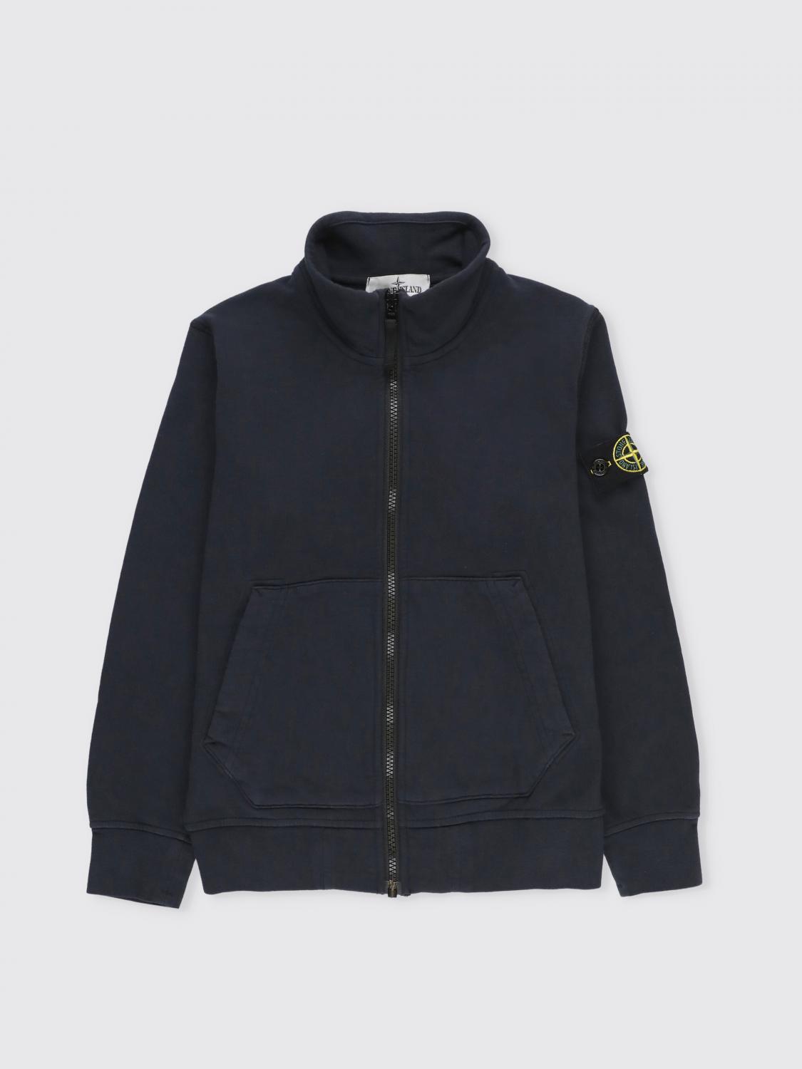STONE ISLAND JUNIOR 스웨터: 스웨터 남아 Stone Island Junior, 블루 - Img 1
