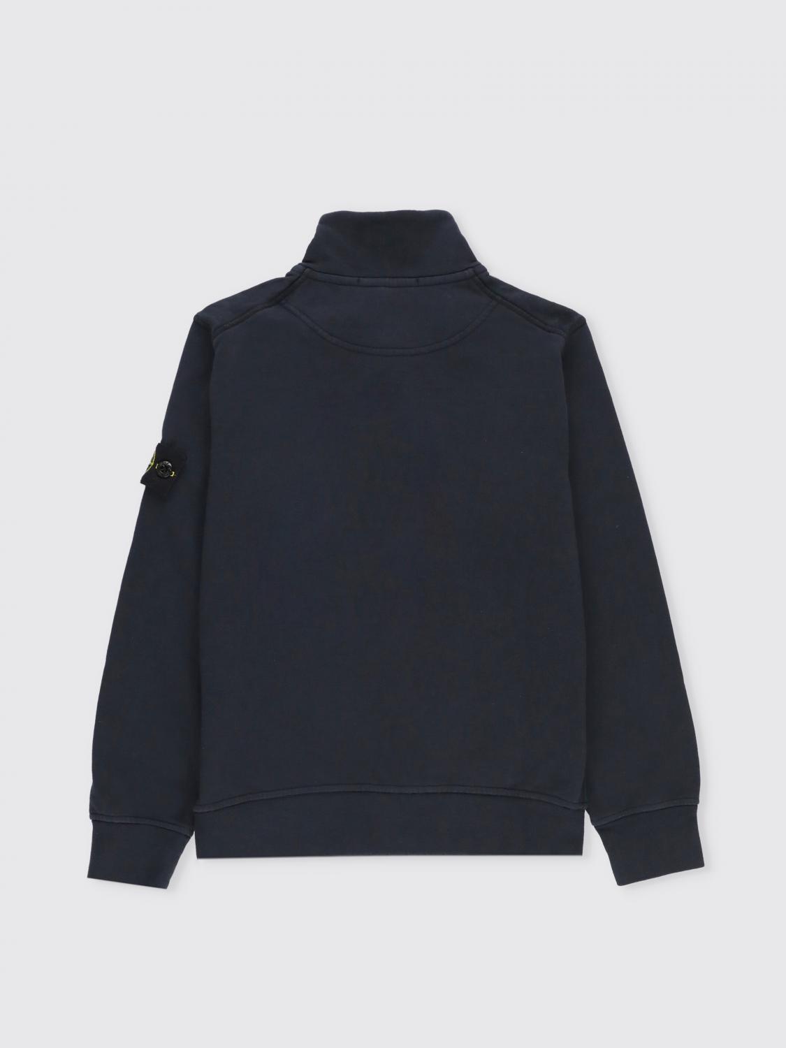 STONE ISLAND JUNIOR 스웨터: 스웨터 남아 Stone Island Junior, 블루 - Img 2