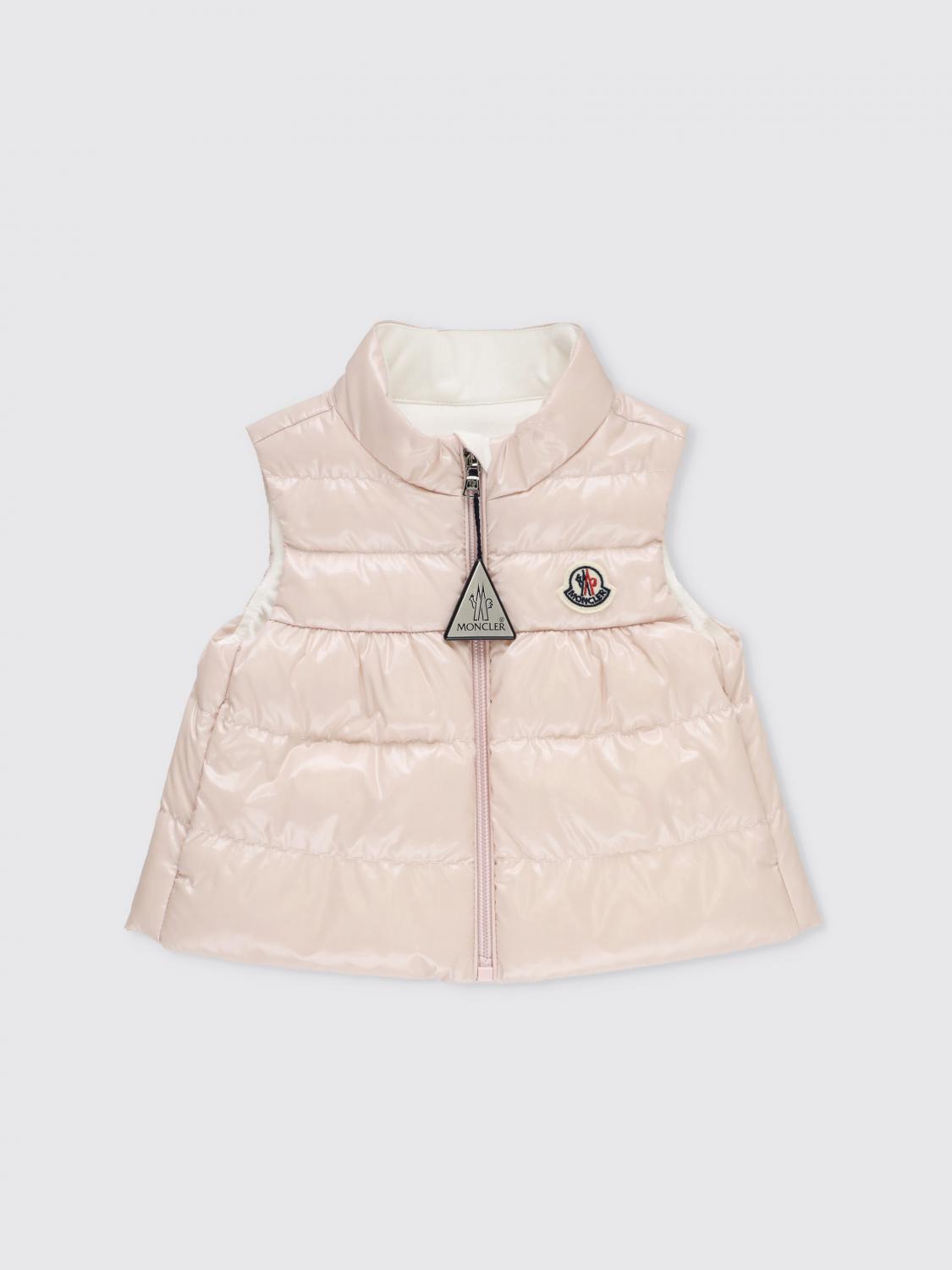 MONCLER VESTCOAT: Moncler baby down vest, Pink - Img 1