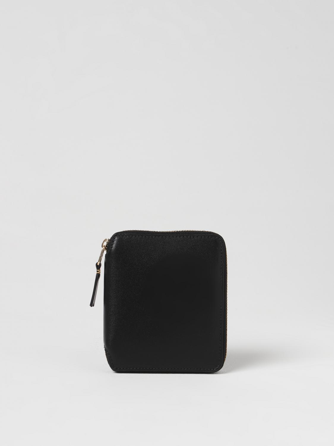 COMME DES GARÇONS WALLET 지갑: Comme Des Garçons Wallet 가죽 지갑, 블랙 - Img 1