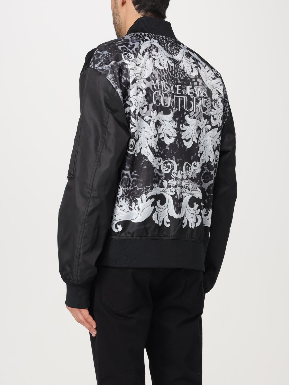 VERSACE JEANS COUTURE ジャケット: ジャケット メンズ Versace Jeans Couture, ブラック - Img 3