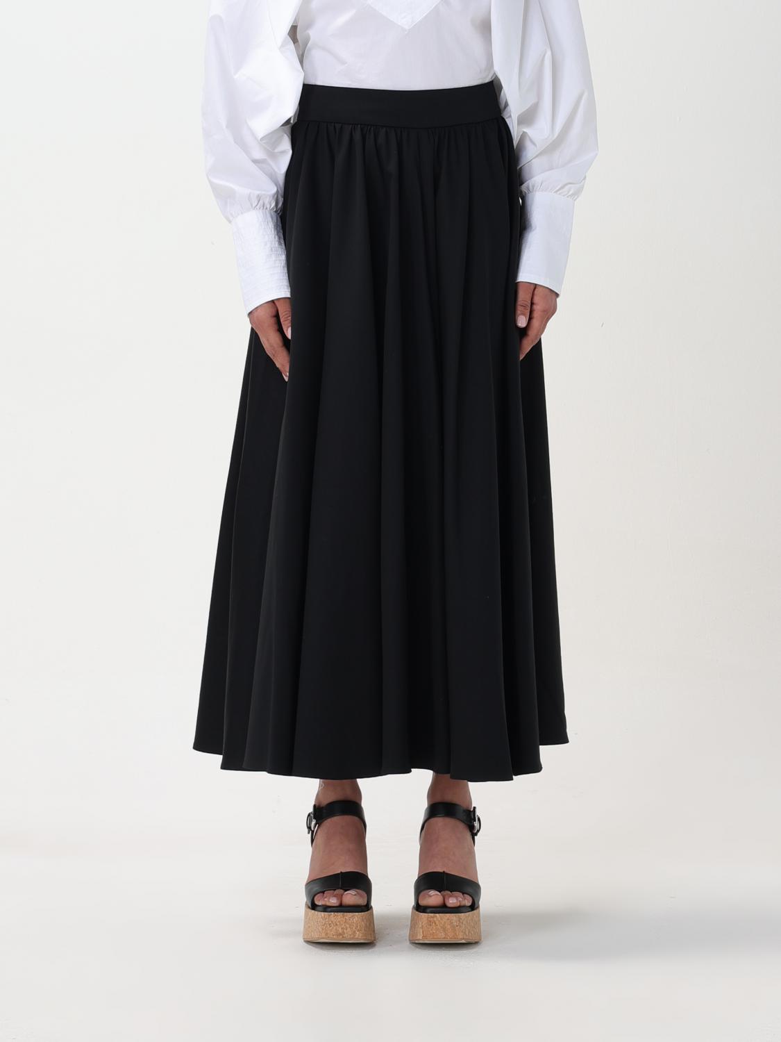 PATOU: Skirt woman - Black | Patou skirt SK0640074 online at