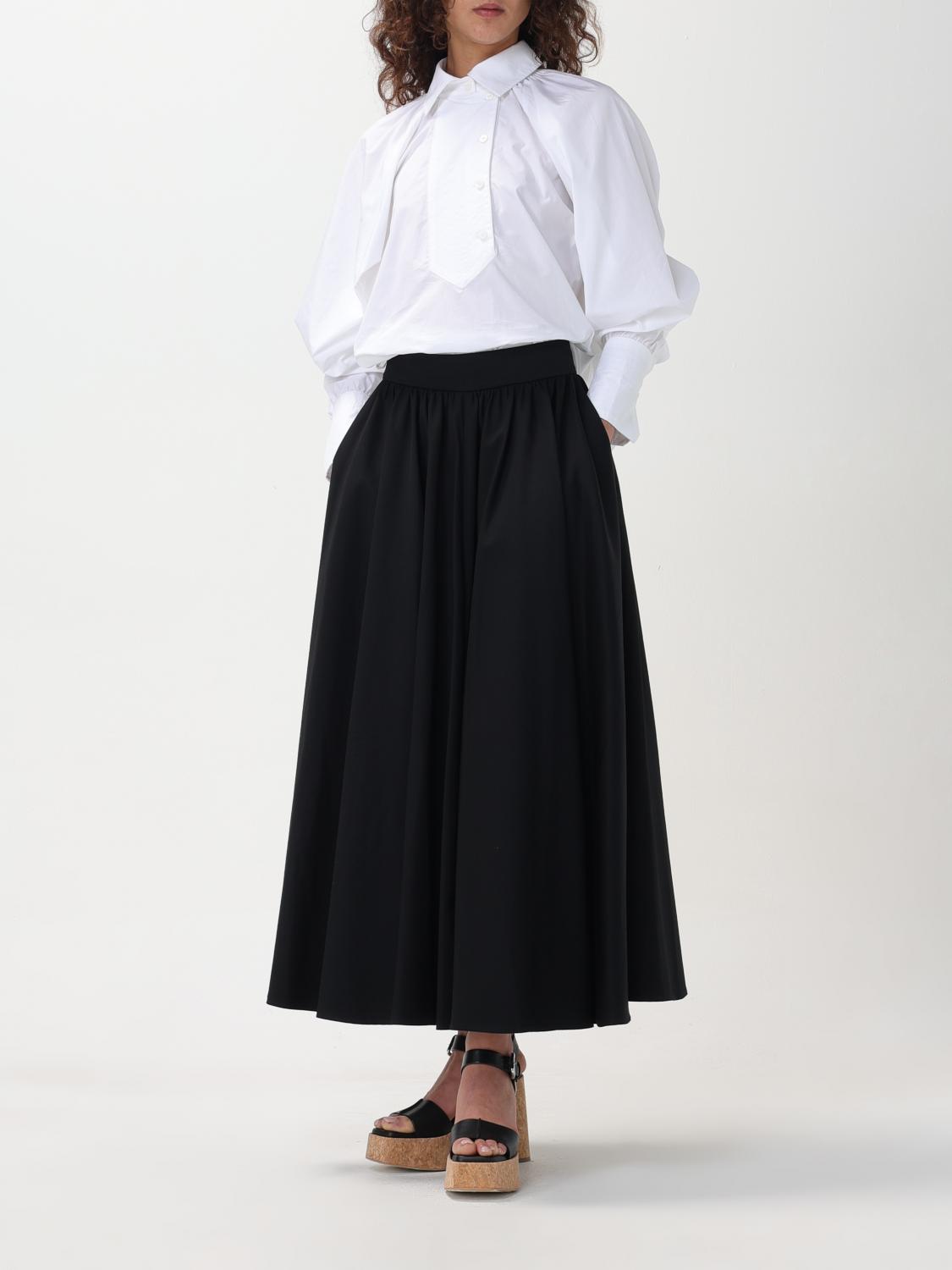 スカート PATOU Woman Skirt Black SK0690189 999B Patou | Maxi mermaid skirt in sustainable crepe