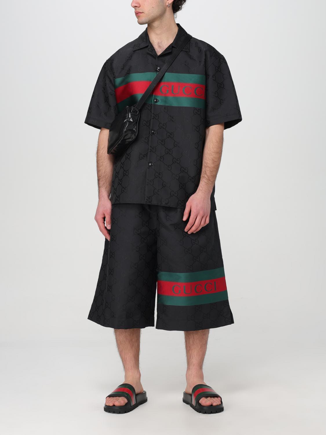 GUCCI CAMISA: Camisa hombre Gucci, Negro - Img 2