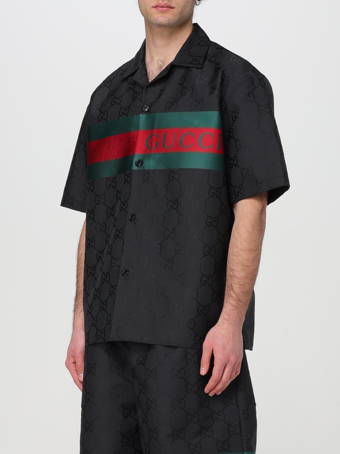 Gucci Shirt men - Black | 782743ZAQD2 | GIGLIO.COM