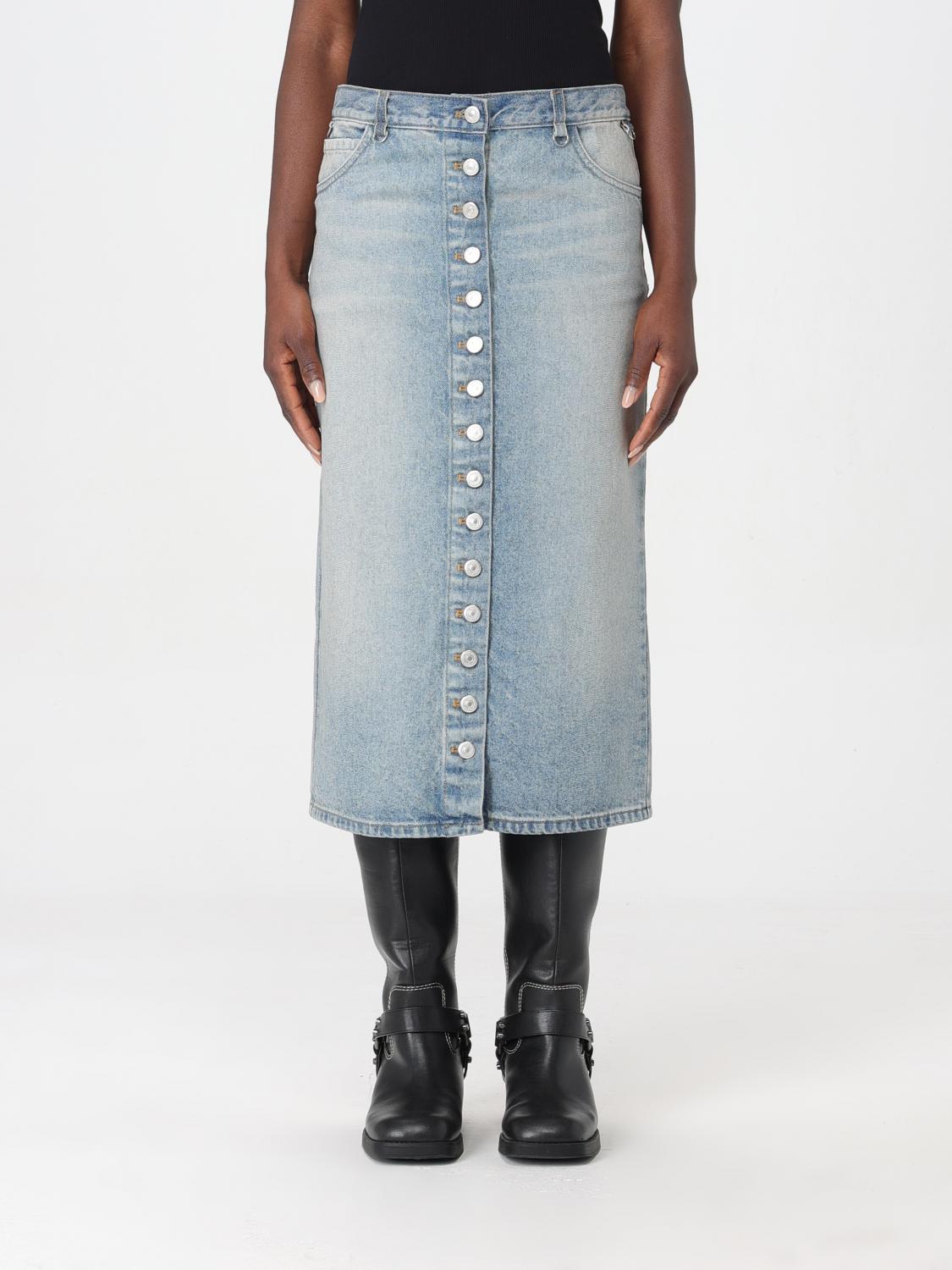 スカート COURReGES Woman Skirt Blue 124DJU155DE0016 7011 Courrèges Outlet: Skirt woman - Blue | Courrèges skirt