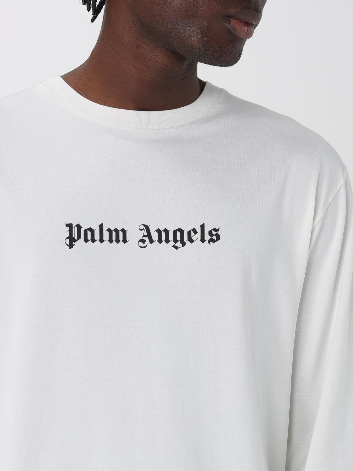 Palm Angels T-shirt men - White | PMAB046S24JER001 | GIGLIO.COM