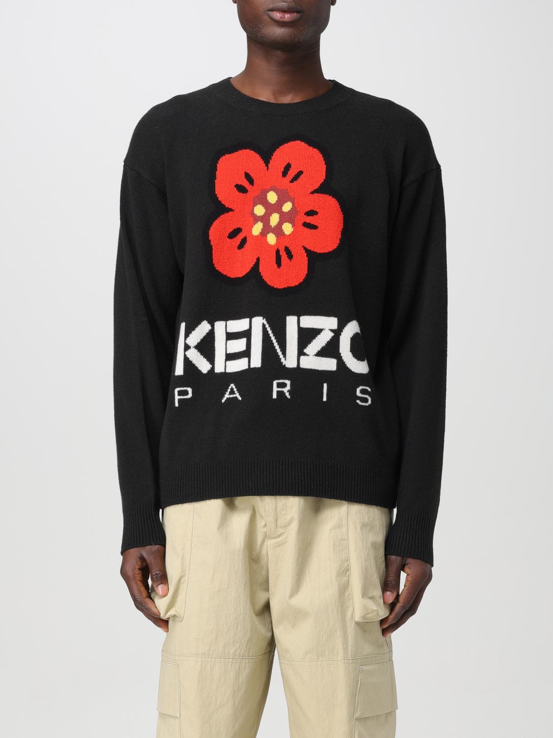 kenzou！ Kenzo men's cardigan - Black | FD55SW4464ME | GIGLIO.COM