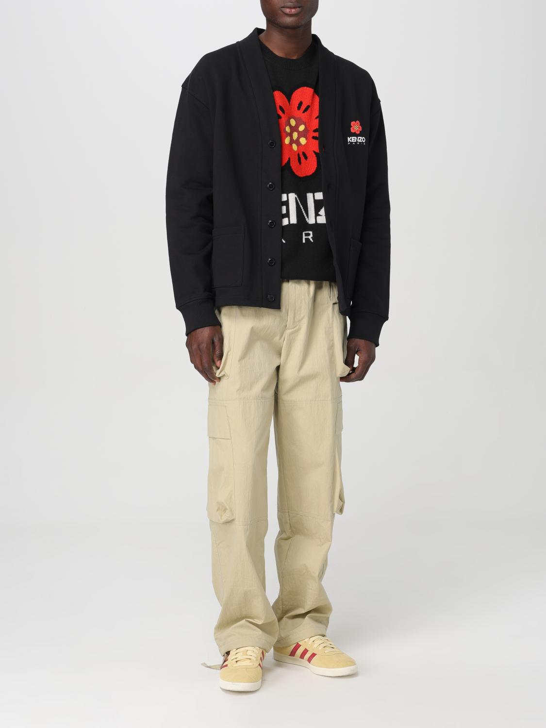 Kenzo men's cardigan - Black | FD55SW4464ME | GIGLIO.COM