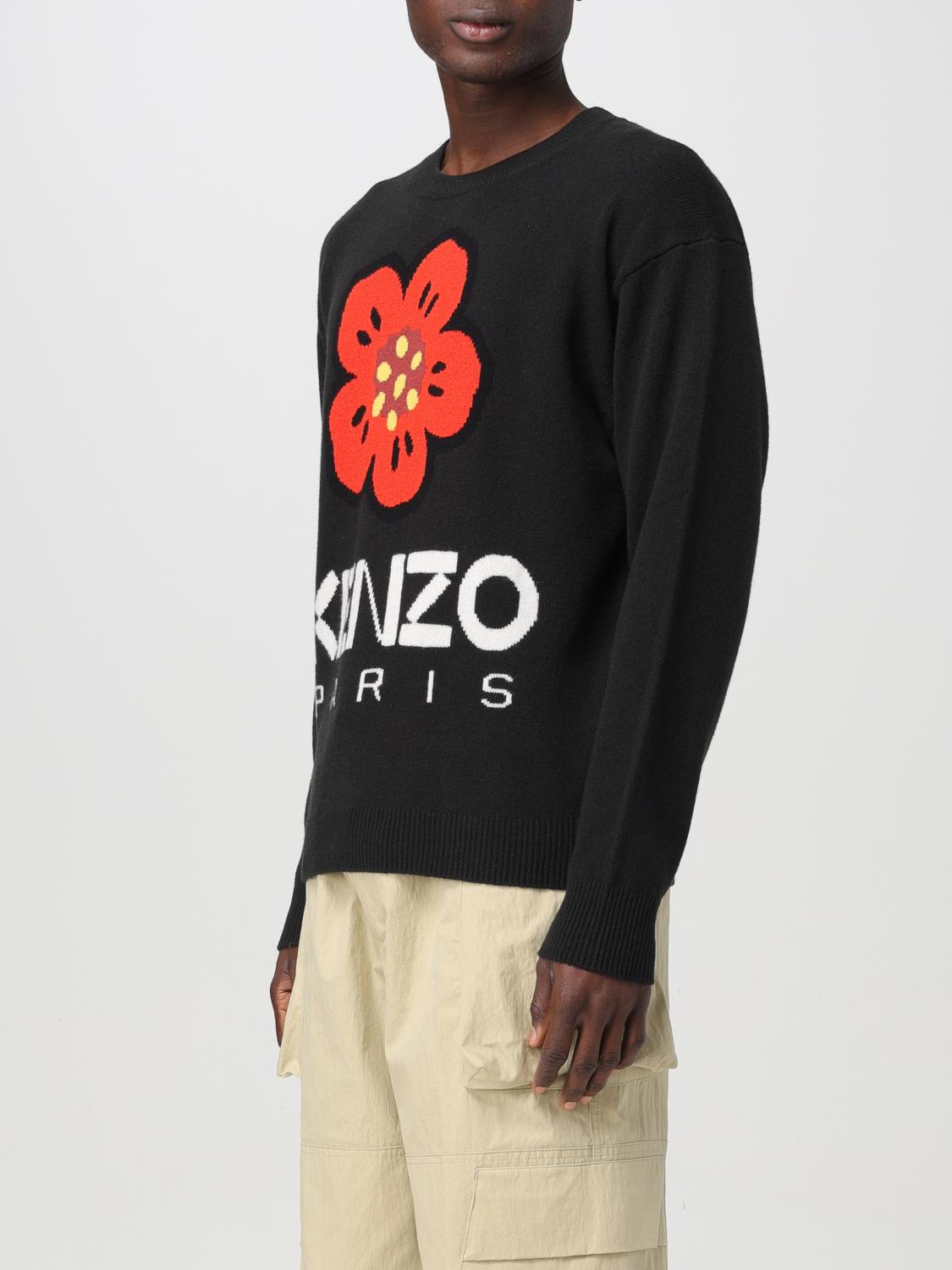 Kenzo men's cardigan - Black | FD55SW4464ME | GIGLIO.COM