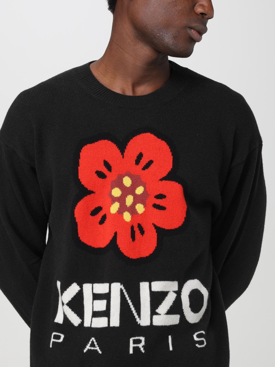 Kenzo men's cardigan - Black | FD55SW4464ME | GIGLIO.COM