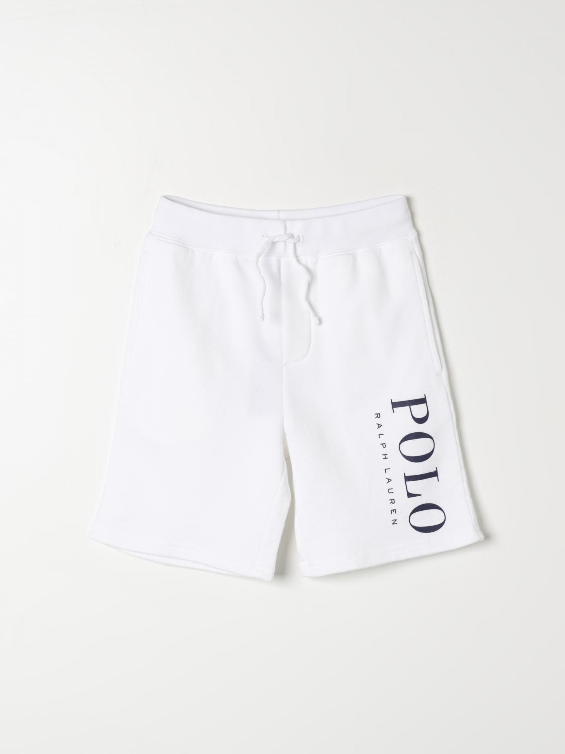 POLO RALPH LAUREN SHORTS: Polo Ralph Lauren boys' shorts, White - Img 1