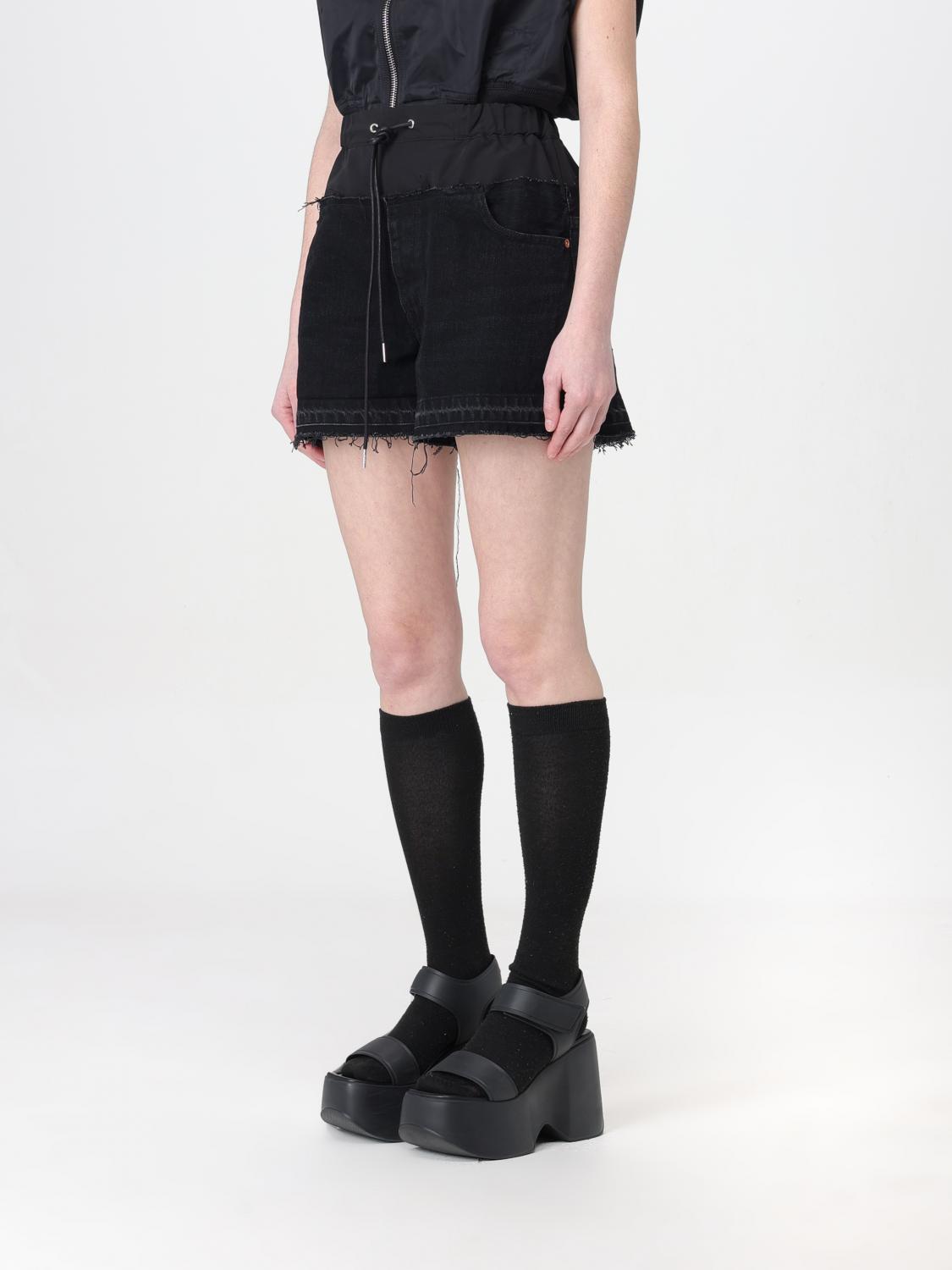 Sacai ショートパンツ レディース - ブラック | 2407141 | GIGLIO.COM