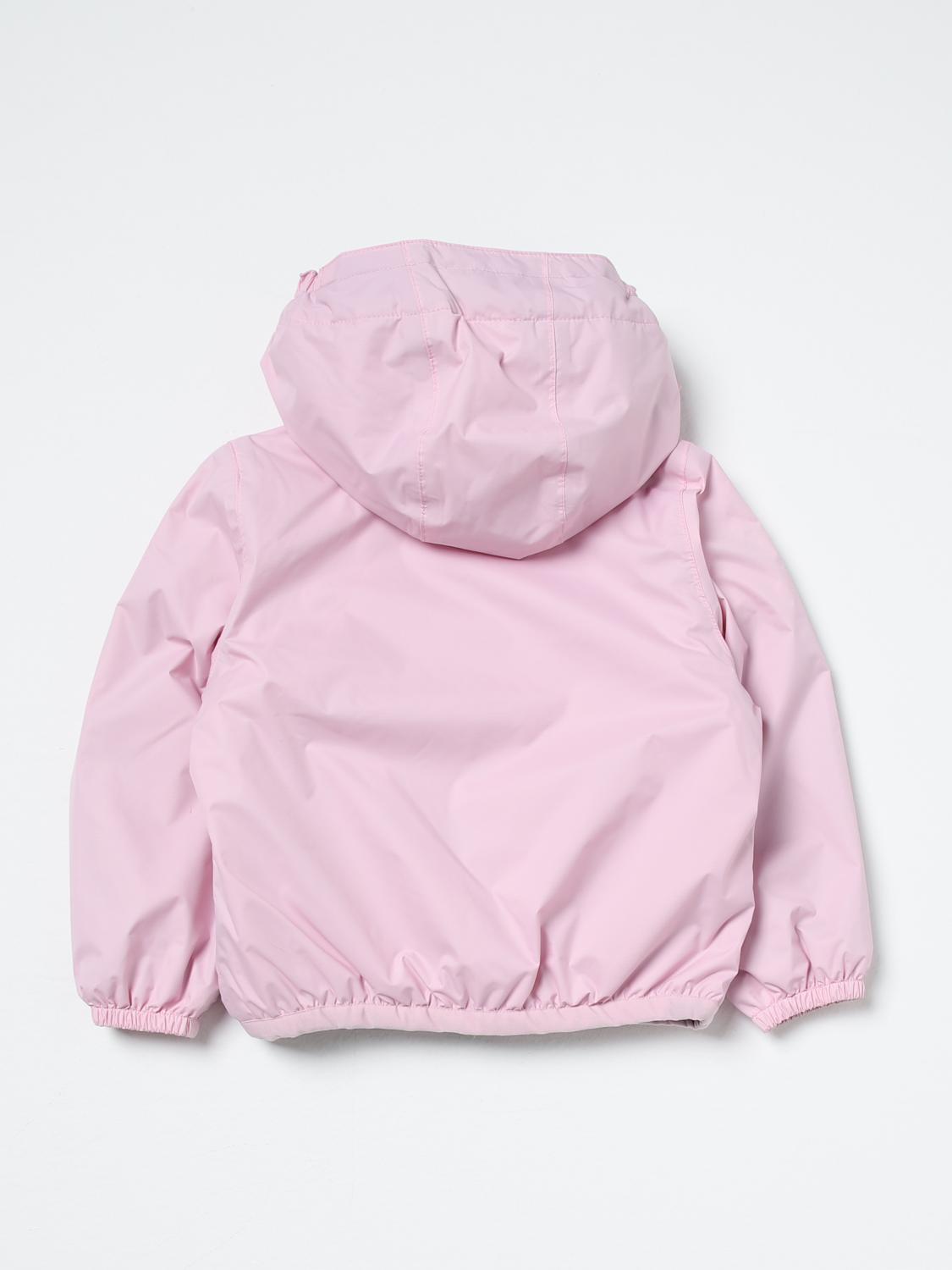 K-WAY JACKET: Coat kids K-way, Blush Pink - Img 2