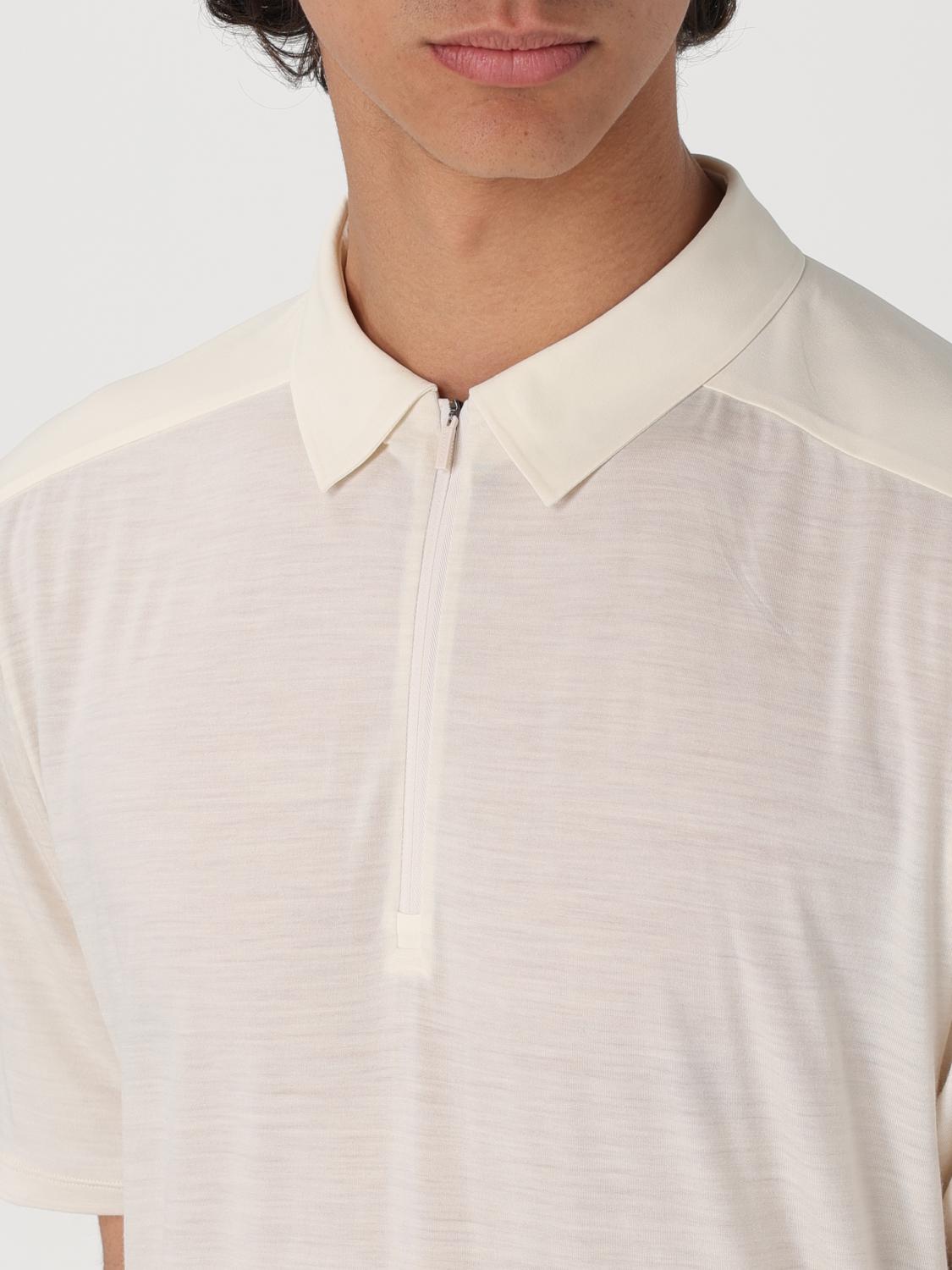 Arc'teryx Veilance Wool Blend Polo Shirt - Ivory | X000007208