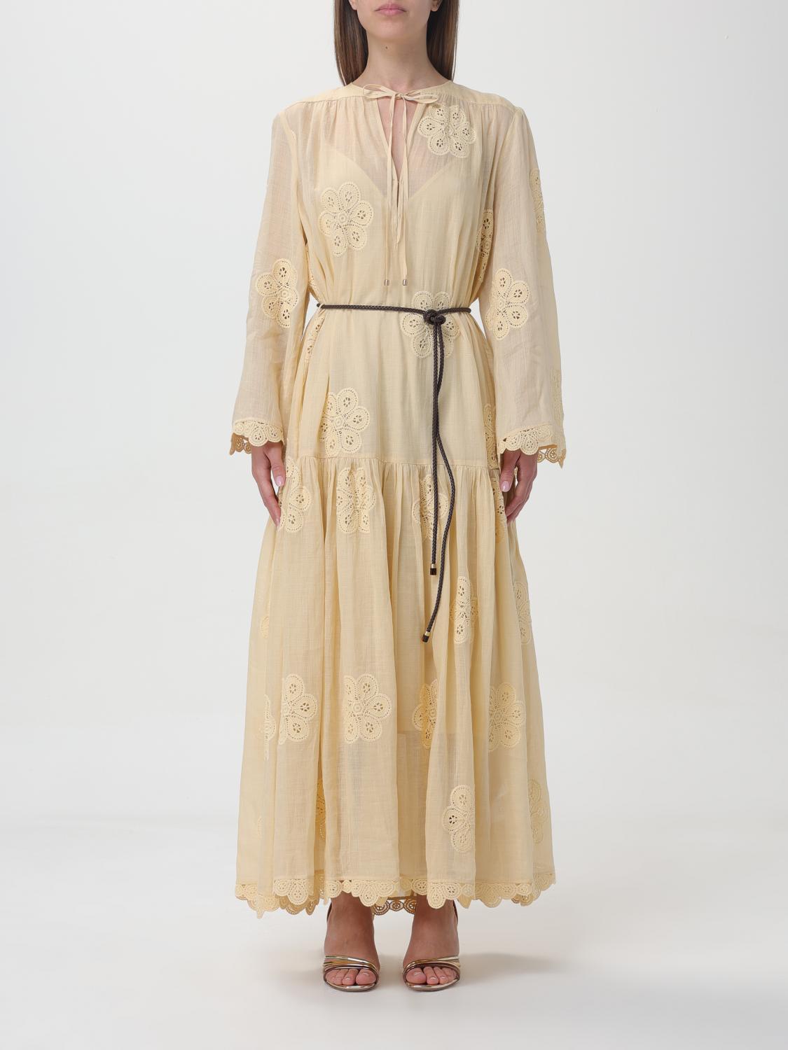 Zimmermann Dress woman - Beige | 8636DRS244 | GIGLIO.COM