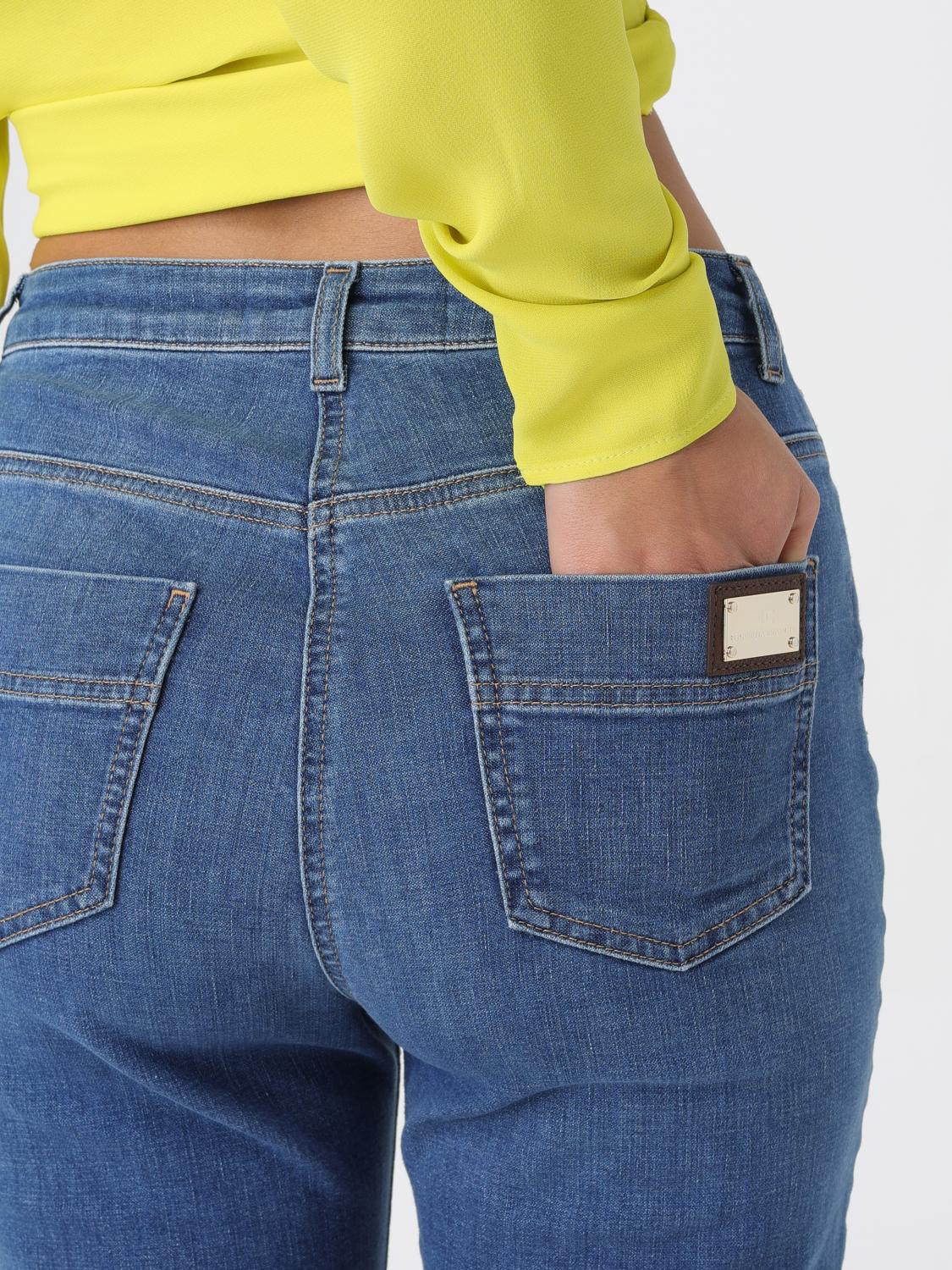 ELISABETTA FRANCHI PANTALONI: Pantalone donna Elisabetta Franchi, Blue - Img 3