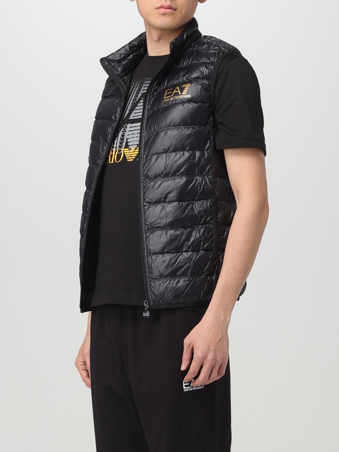 EA7 SUIT VEST: Ea7 men's vest, Black - Img 3