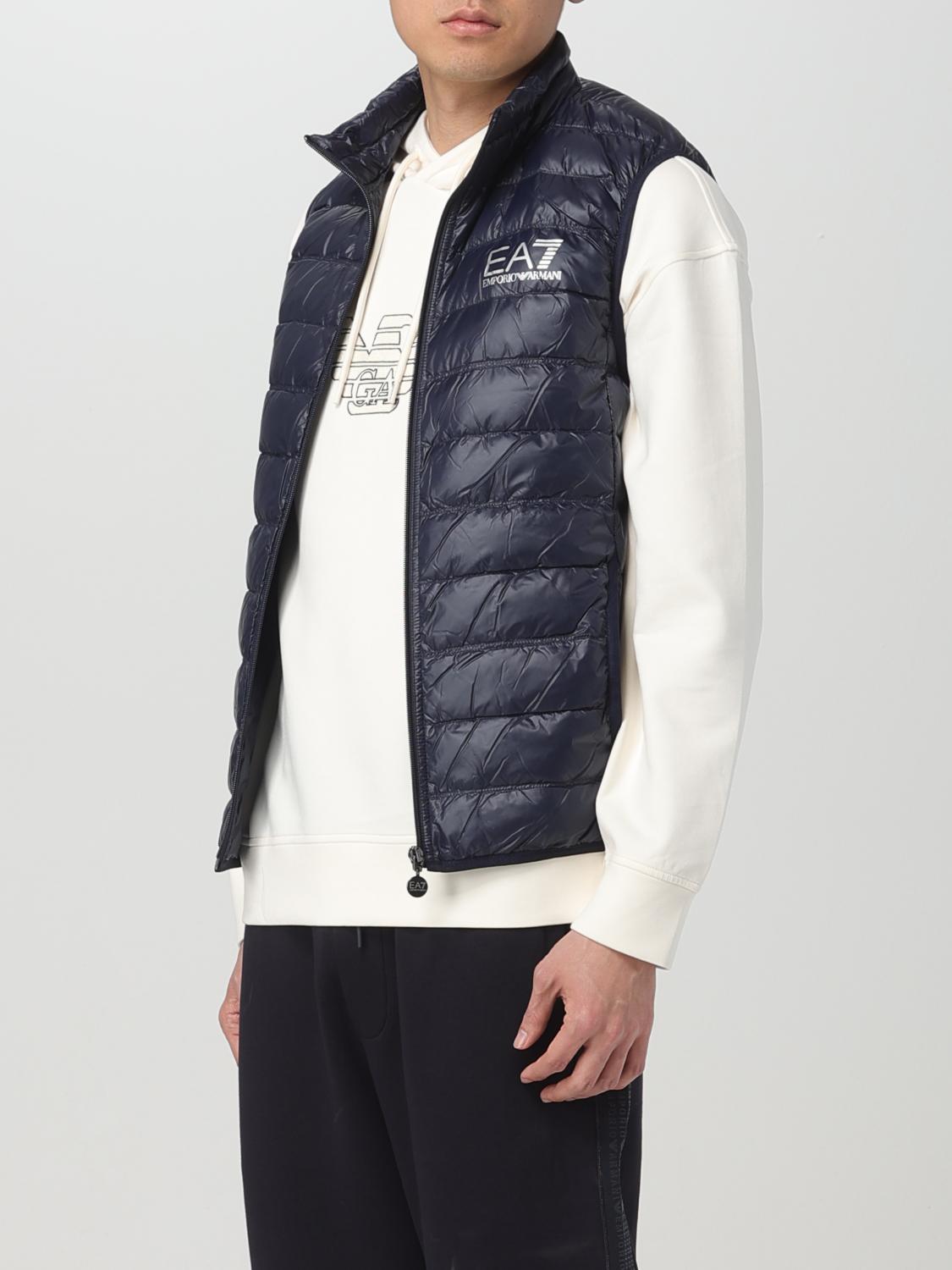 EA7 SUIT VEST: Ea7 men's vest, Blue - Img 3