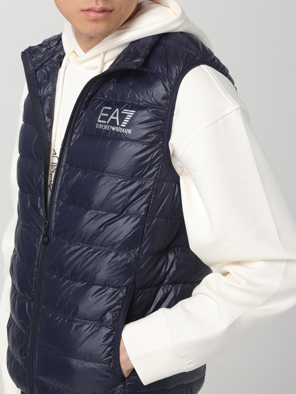 EA7 SUIT VEST: Ea7 men's vest, Blue - Img 4