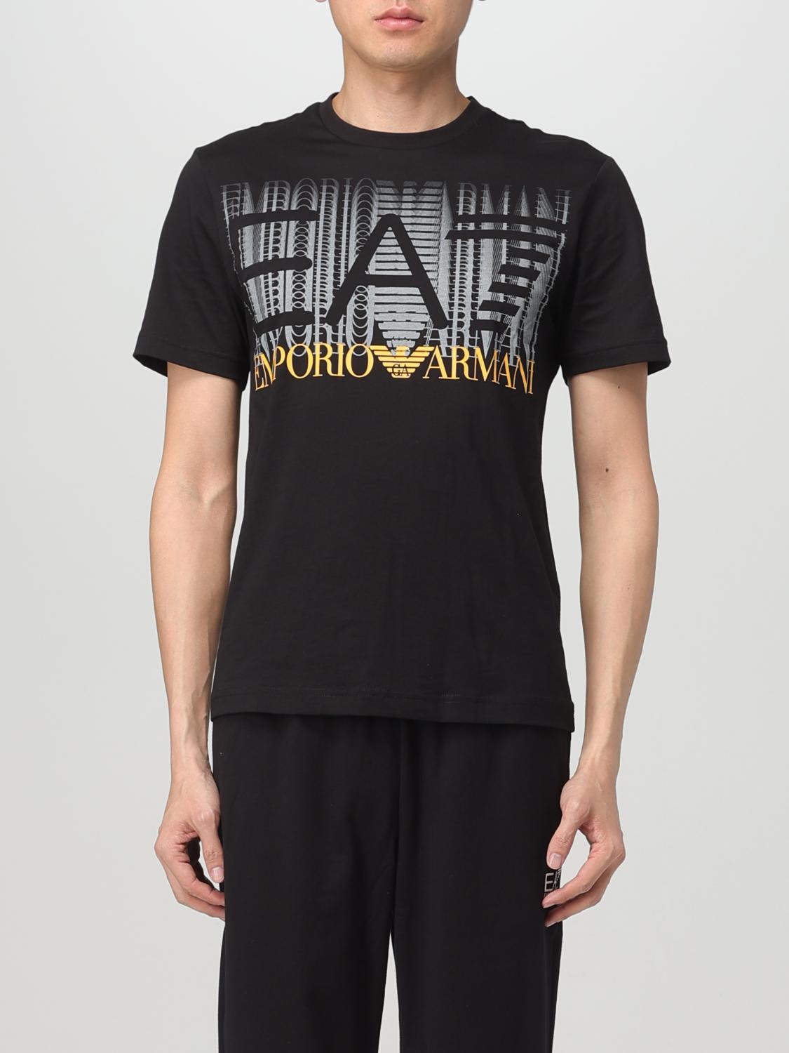 EA7 T-SHIRT: T-shirt men Ea7, Black - Img 1