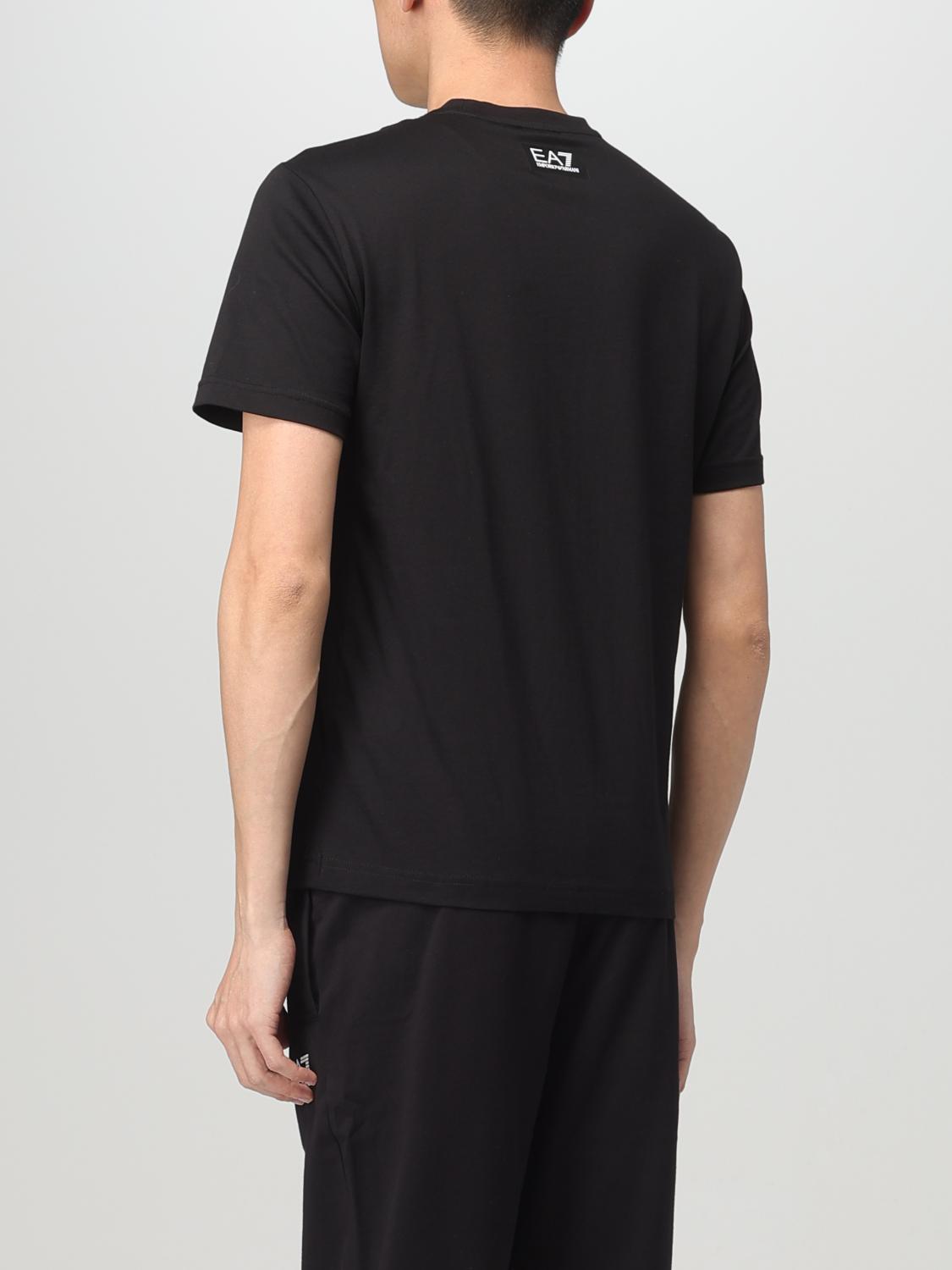 EA7 T-SHIRT: T-shirt men Ea7, Black - Img 2
