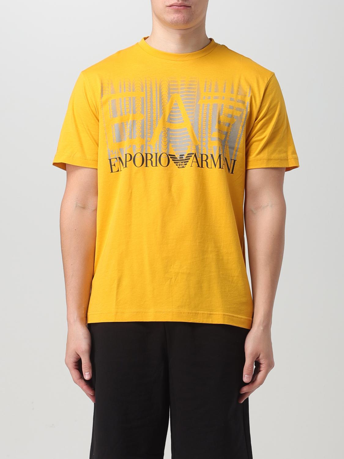 EA7 CAMISETA: Camiseta hombre Ea7, Amarillo - Img 1