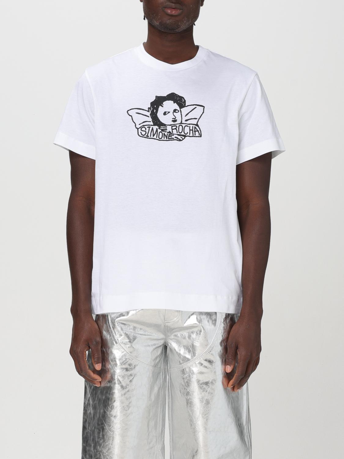 SIMONE ROCHA：Tシャツ メンズ - ホワイト | GIGLIO.COMオンラインの 