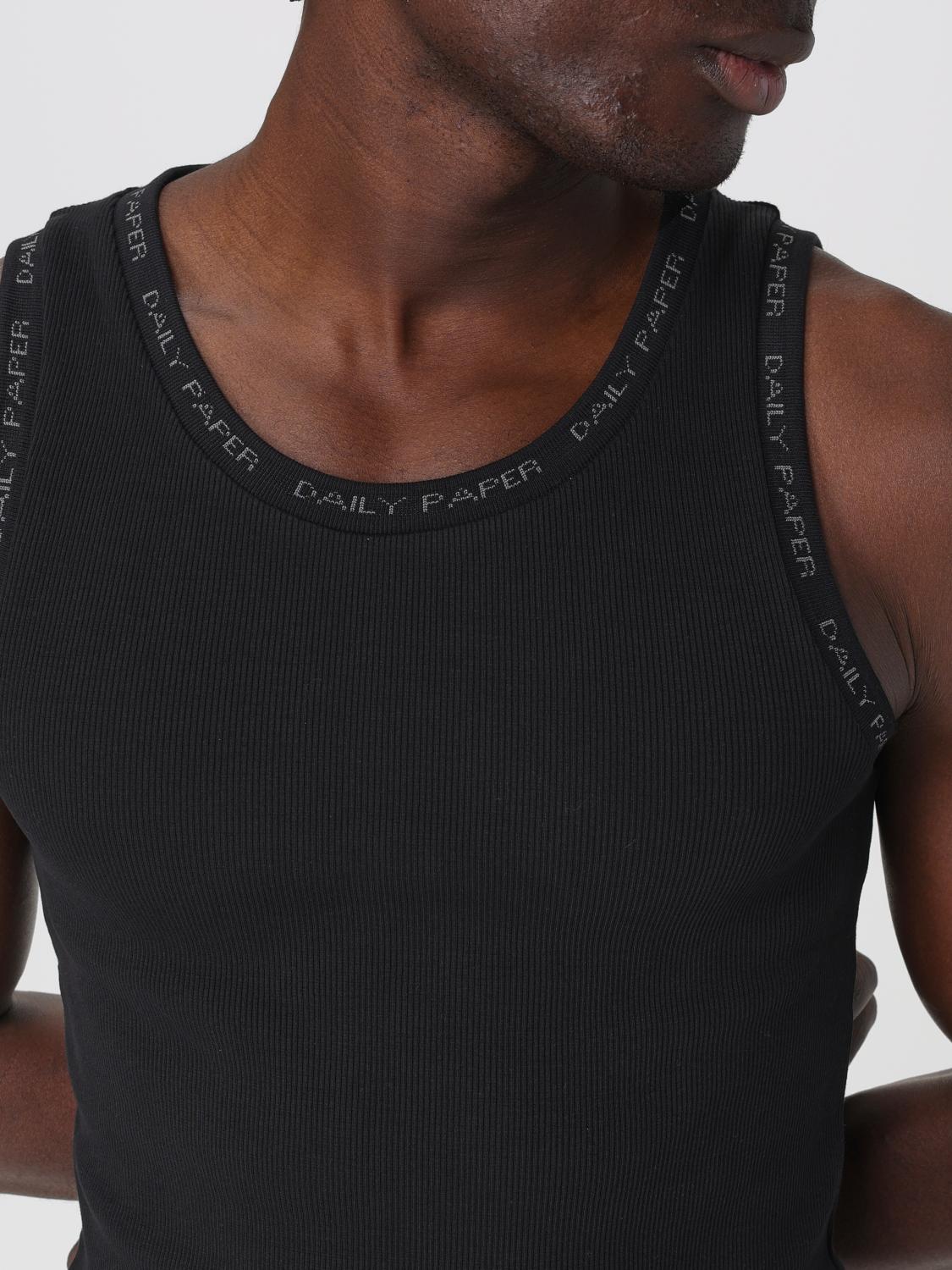 DAILY PAPER TANK TOP: Daily Paper men's tank top, Black - Img 4