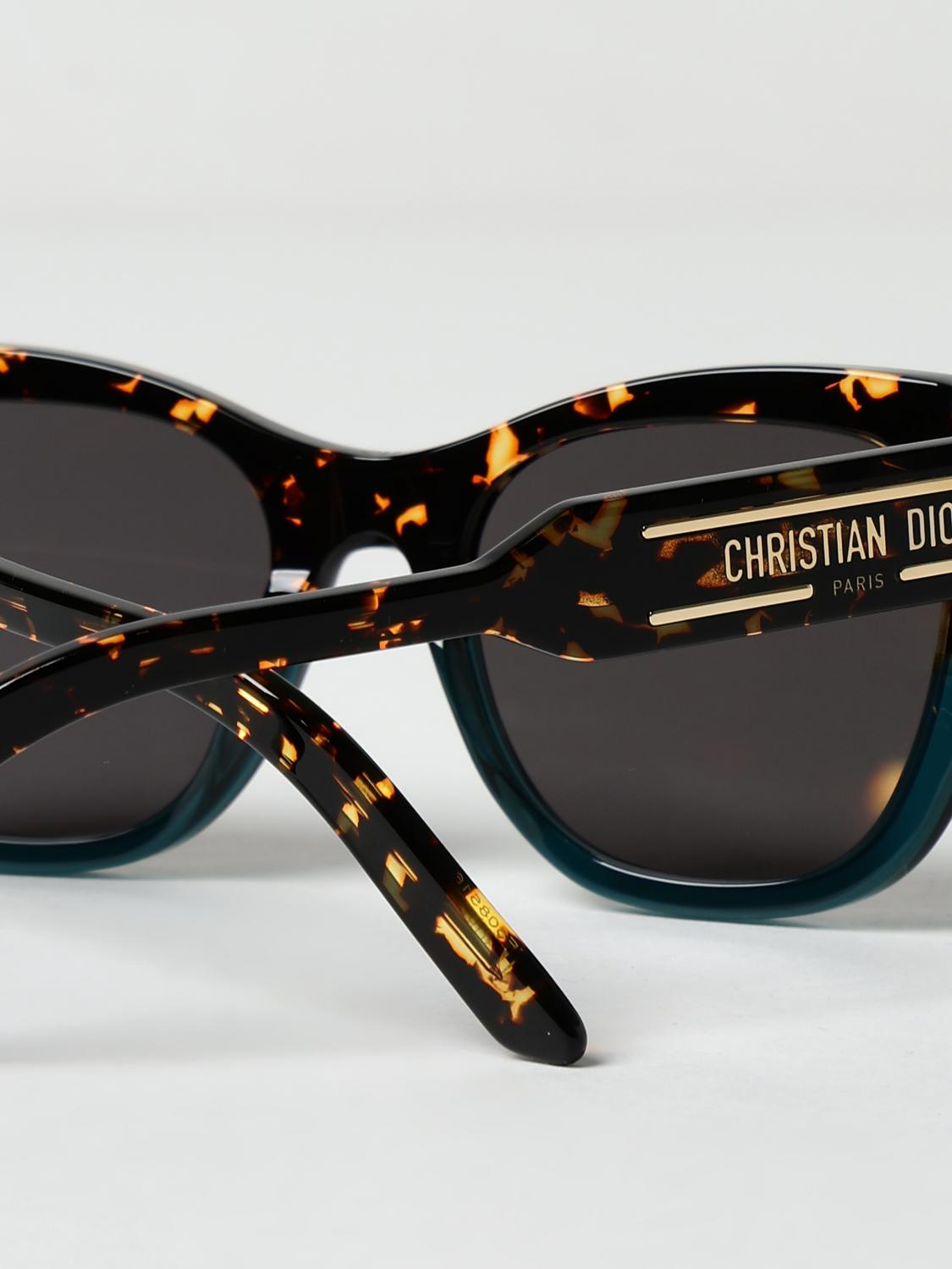 サングラス DIOR Woman Sunglasses Green DIORSIGNATURE B4I 27a0 DIOR: Sunglasses woman - Green | Dior sunglasses