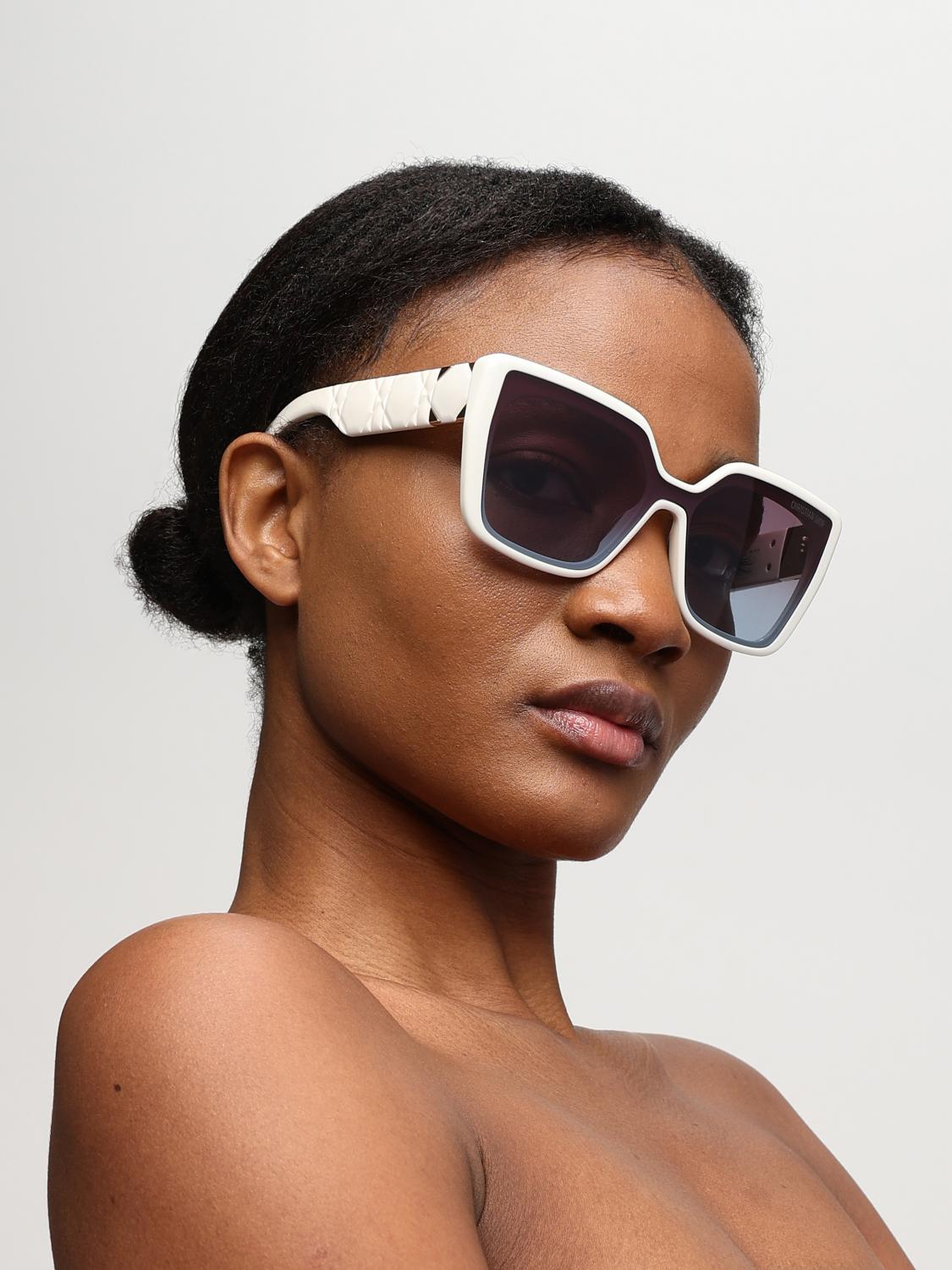 DIOR OCCHIALI DA SOLE: Occhiali da sole Lady 95.22 S2I Dior, Bianco - Img 2