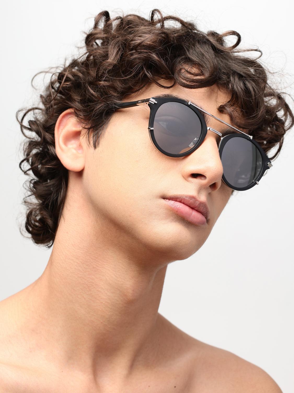 DIOR OCCHIALI DA SOLE: Солнцезащитные очки DiorBlackSuit R7U BioAcetate Dior, Черный - Img 2
