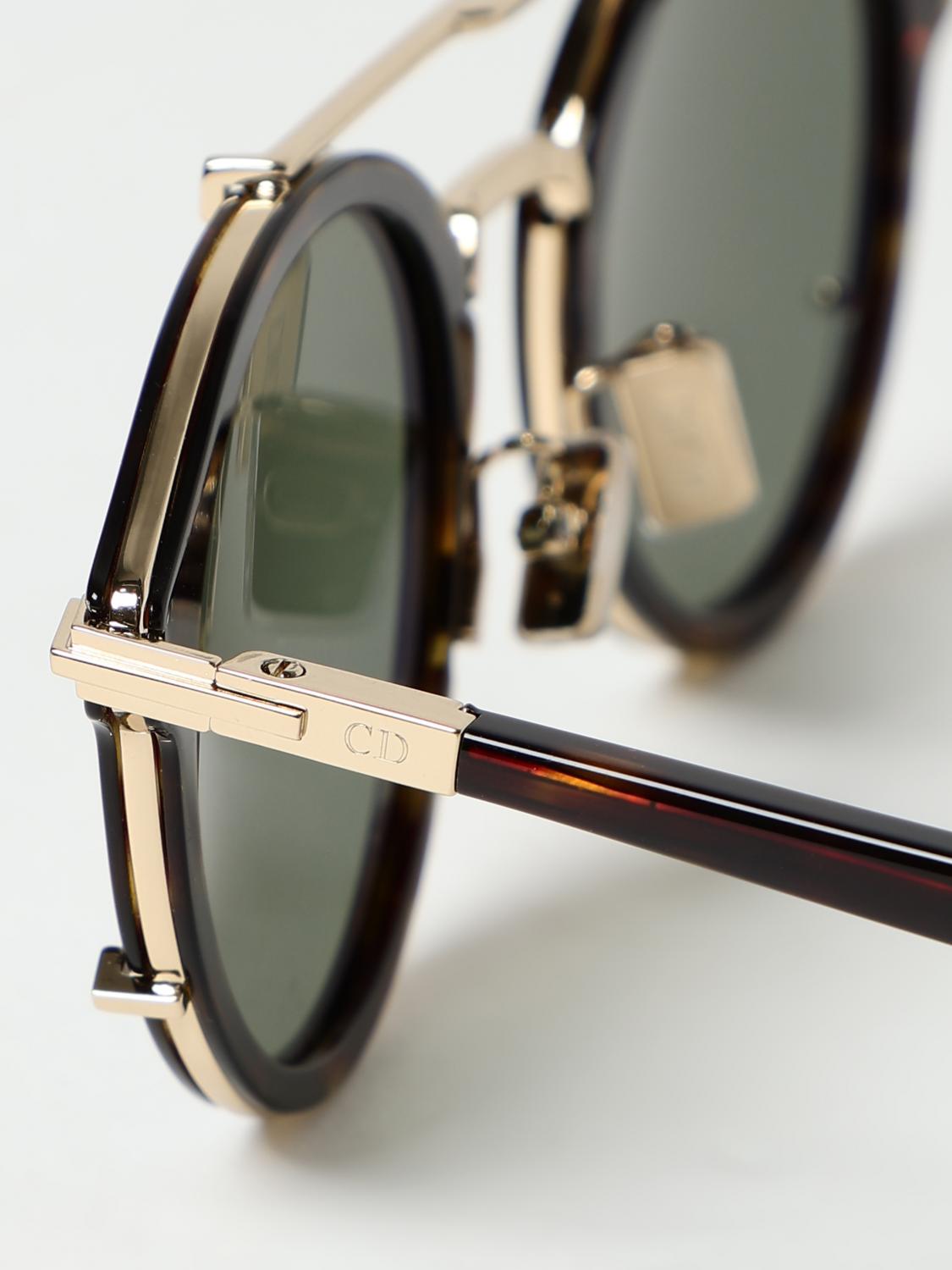 DIOR СОЛНЦЕЗАЩИТНЫЕ ОЧКИ: Солнцезащитные очки DiorBlackSuit R7U BioAcetate Dior, Золотой - Img 5