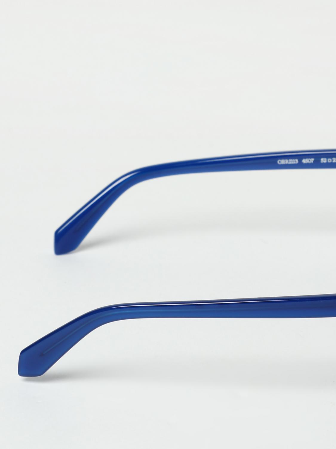 OFF-WHITE SUNGLASSES: Sunglasses men Off-white, Blue - Img 4