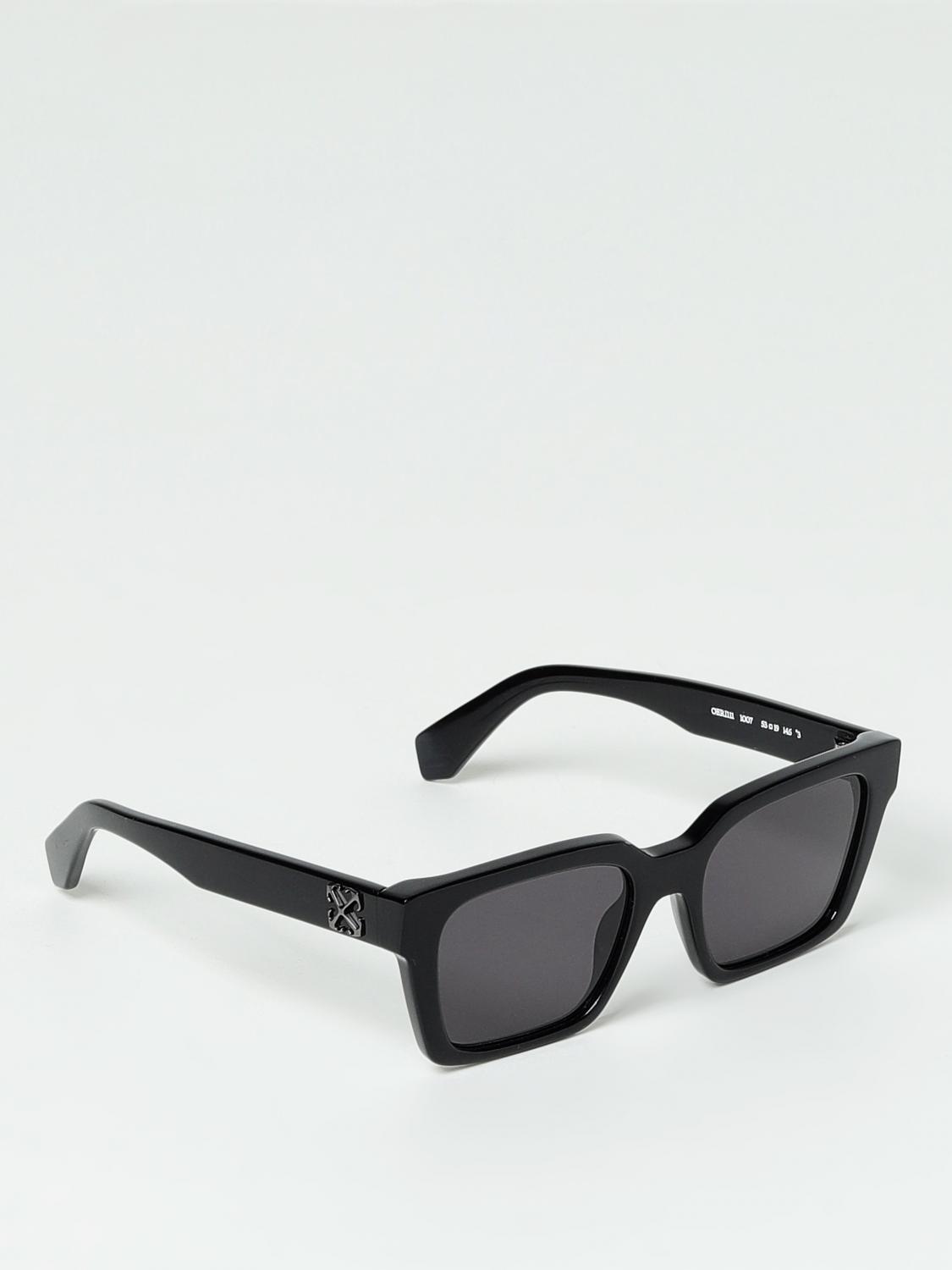 Off-White Outlet: Sunglasses men - Black | Off-White