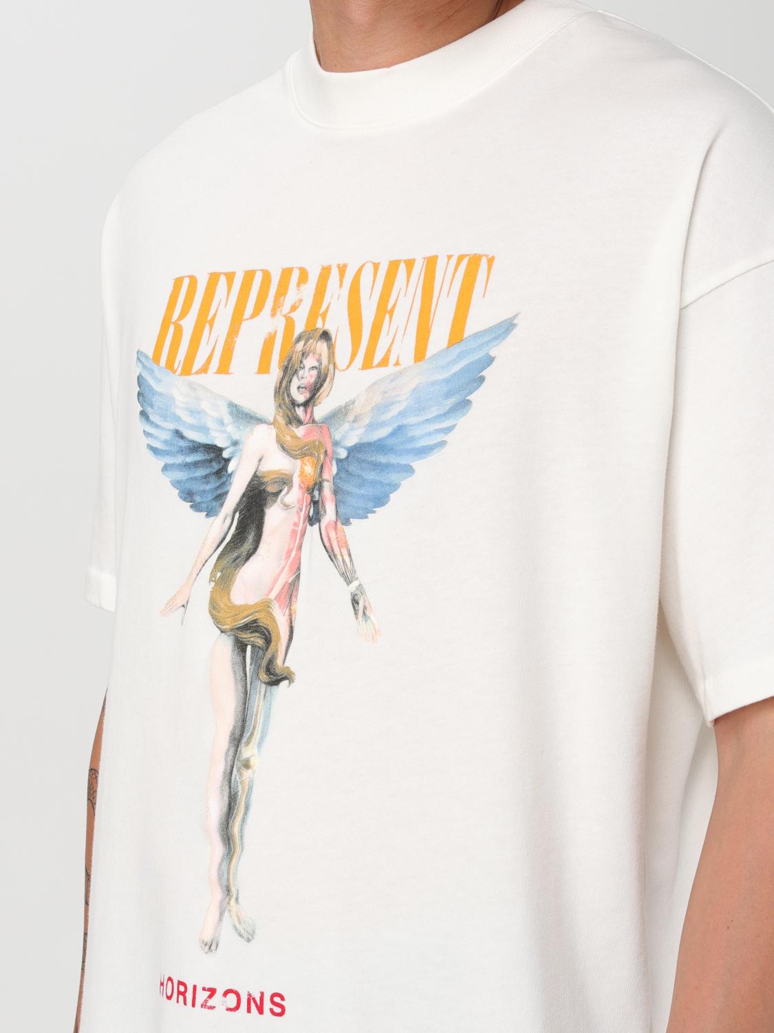 REPRESENT T-SHIRT: T-shirt men Represent, White - Img 3