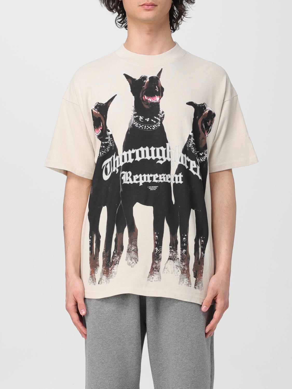 REPRESENT T-SHIRT: T-shirt men Represent, White - Img 1